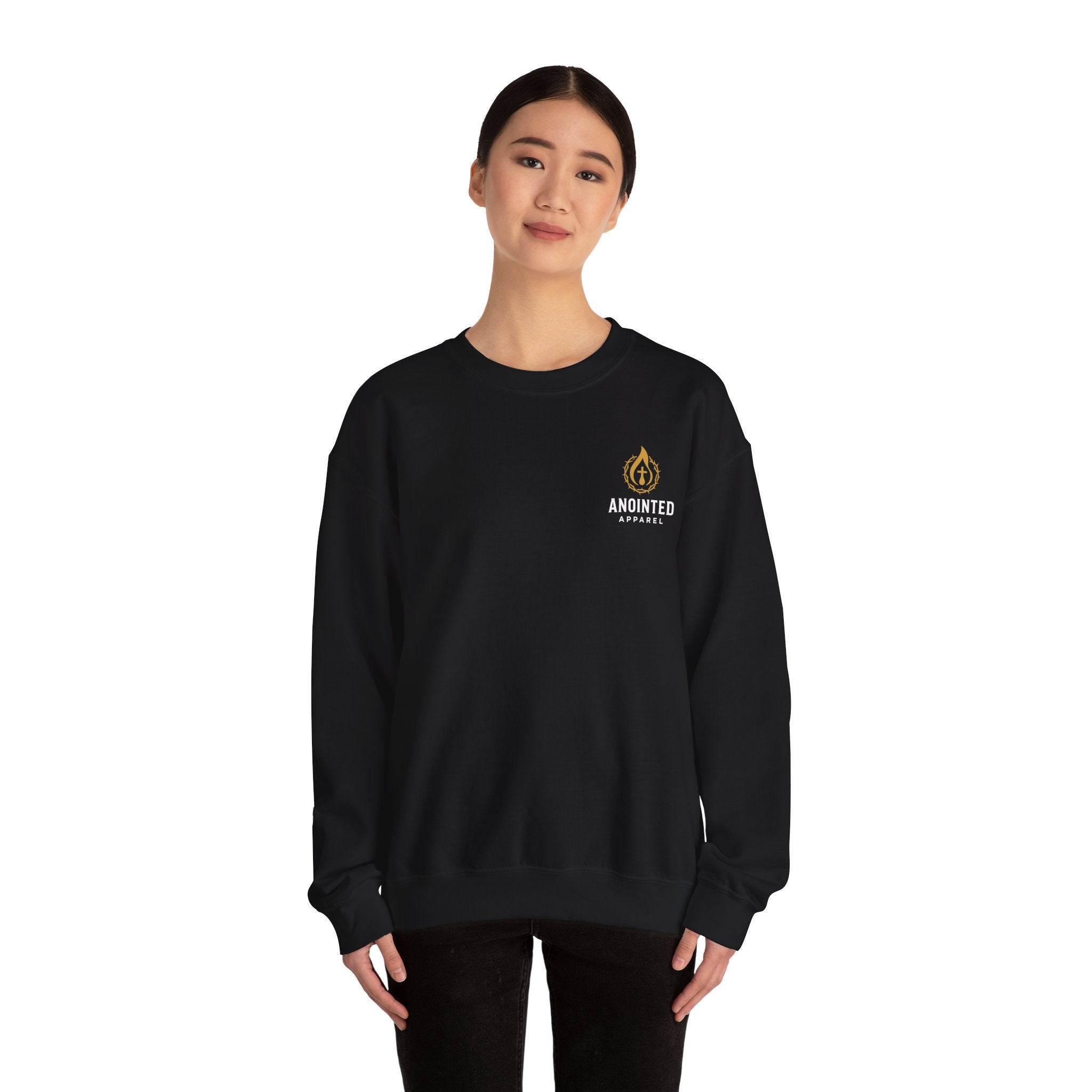 Graves Into Gardens Crewneck Sweatshirt (Design on Back/Logo on Front)