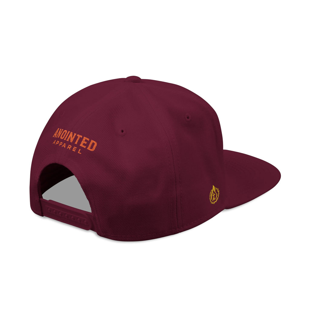 "Psalm 3:7" Snapback (Embroidered Front, Both Sides, Back)