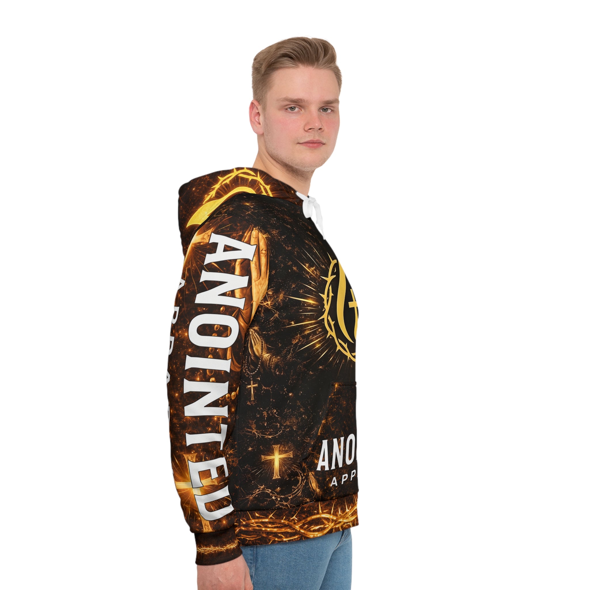 "Bold and Anointed" All Over Print Hoodie