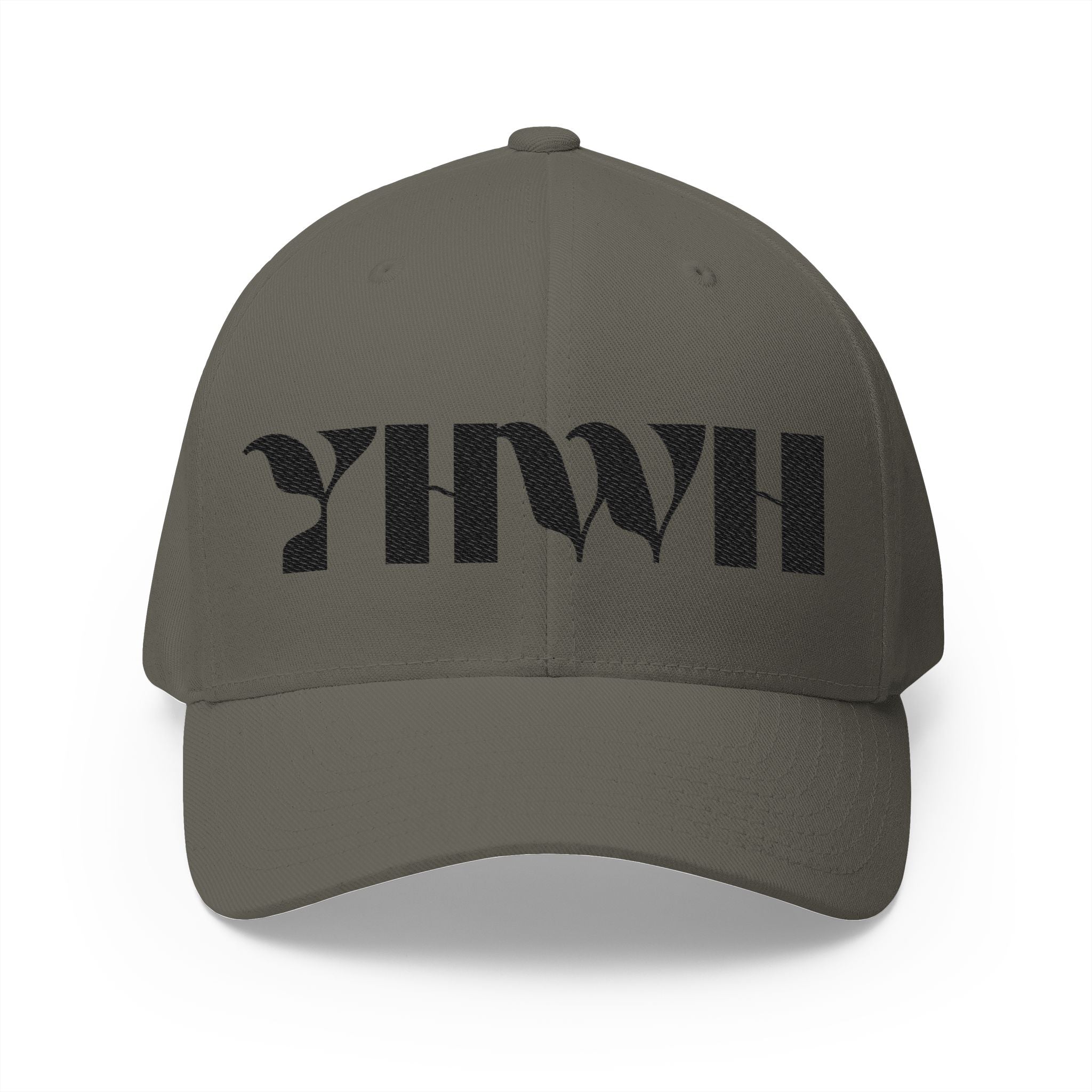 Signature Series "YHWH" FlexFit Closed-Back (Black) (Triple Embroidered)