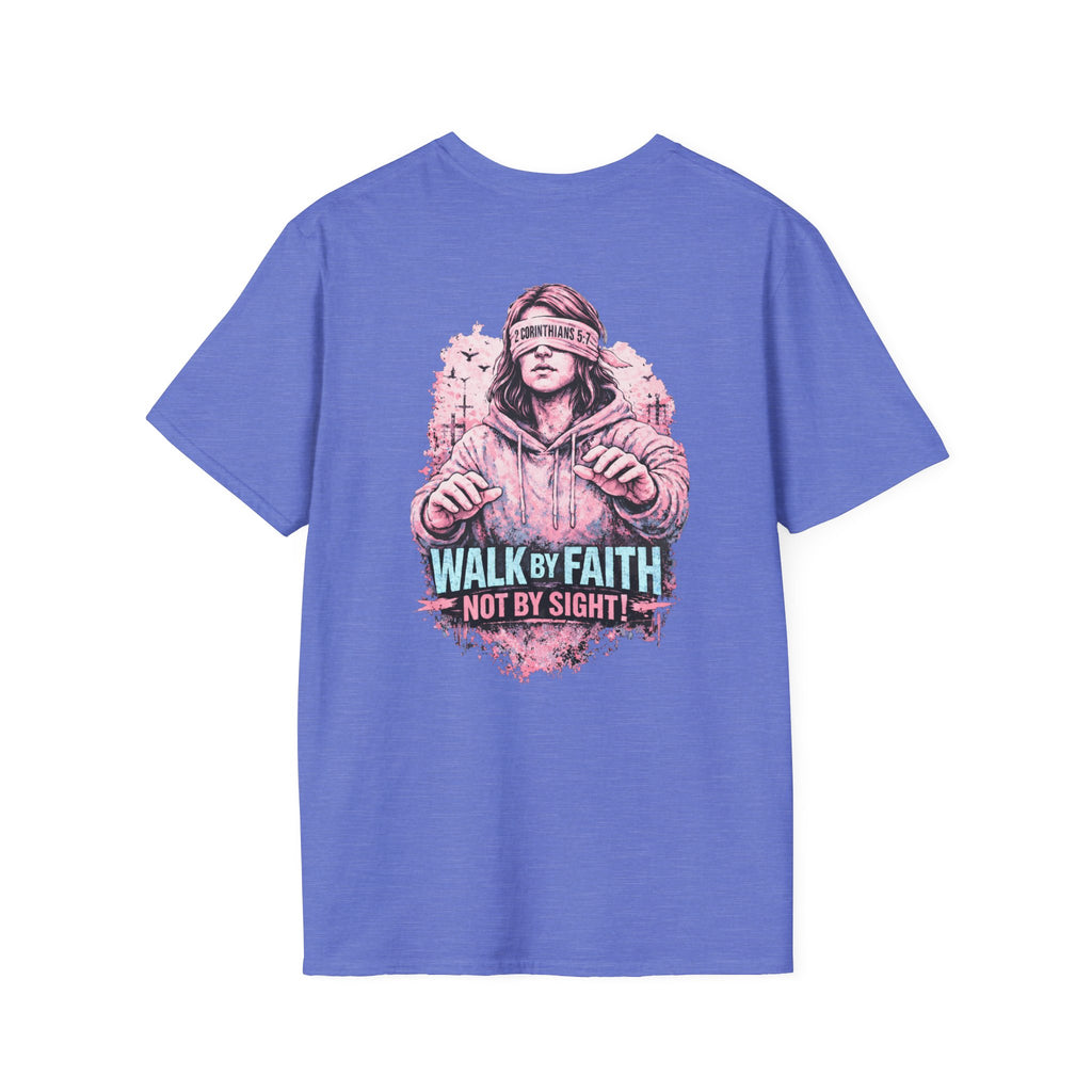 "Walk by Faith" (Ladies) (Design on Back/Logo on Front)