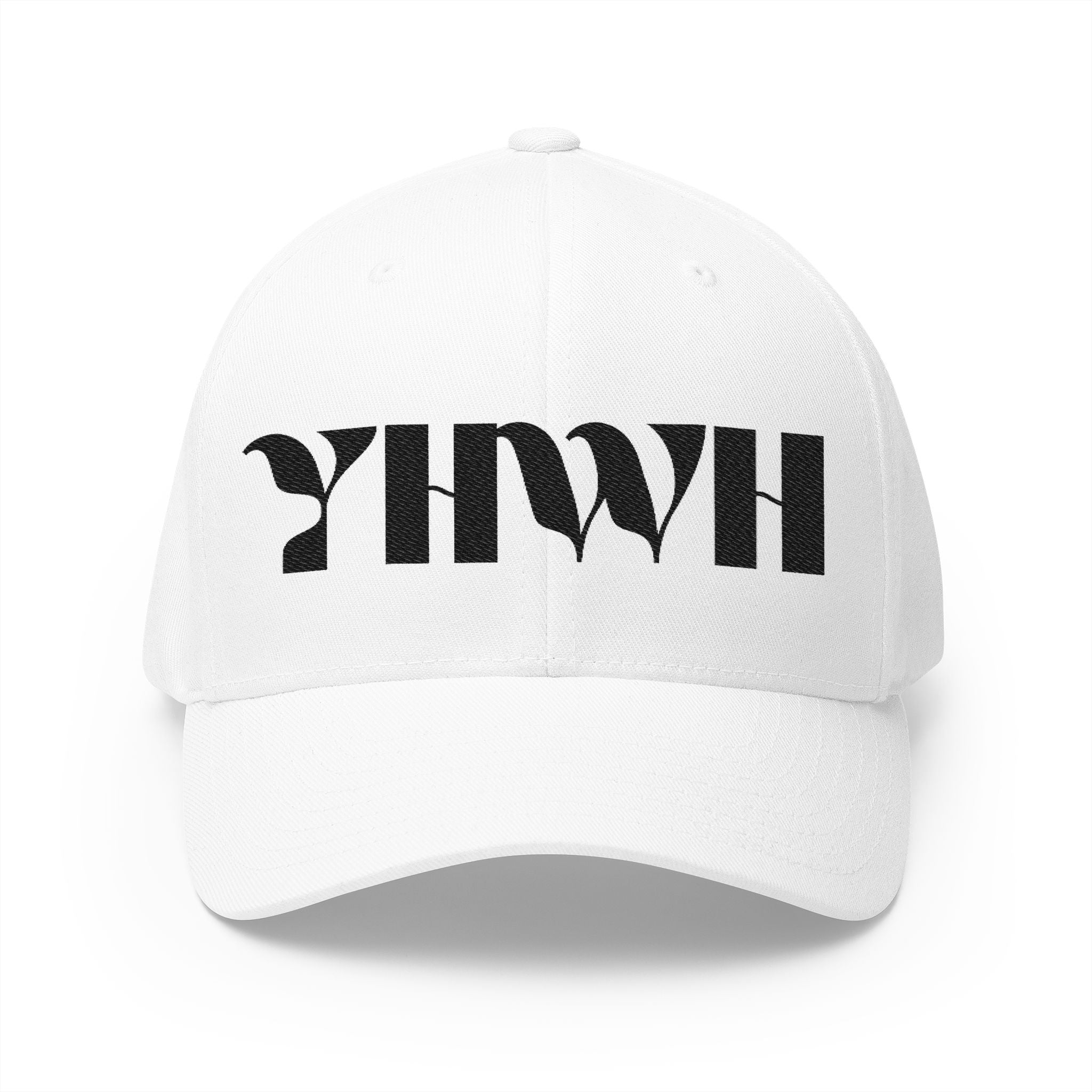 Signature Series "YHWH" FlexFit Closed-Back (Black) (Triple Embroidered)