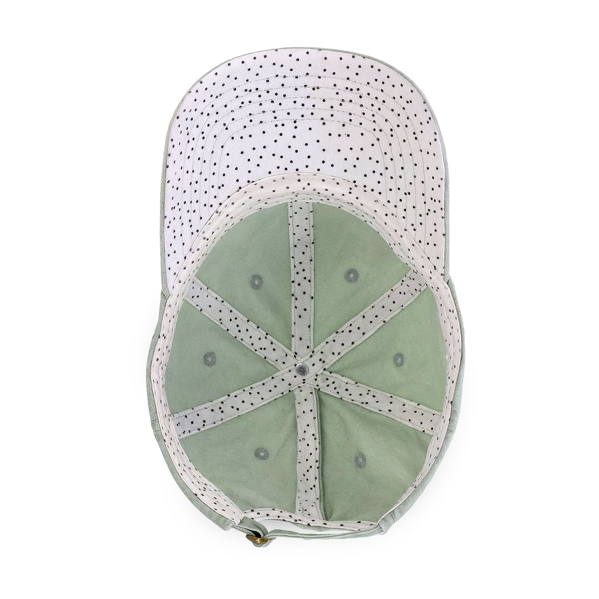 Women's "Anointed" Christian Cap (Gold Logo) (makeup-resistant w/ concealed ponytail opening)