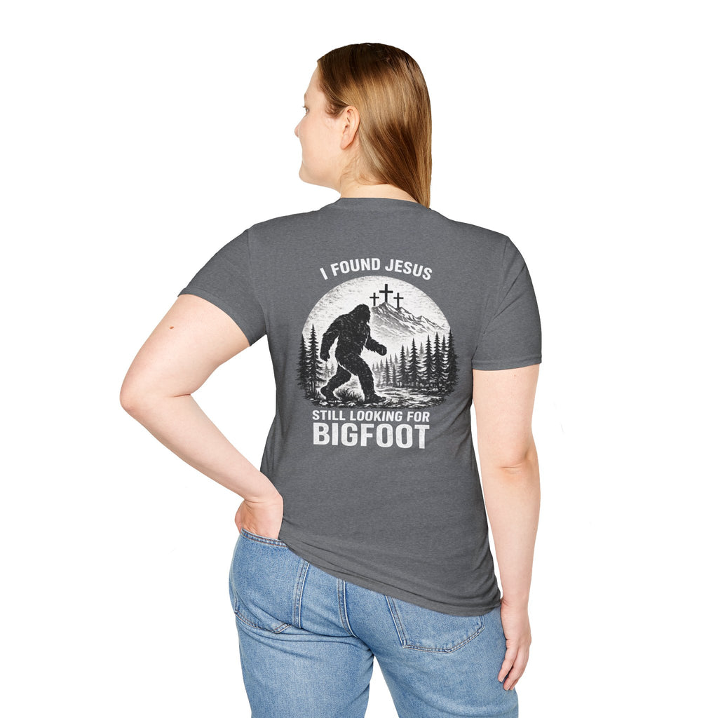 "Jesus and Bigfoot" (Design on Back/Logo on Front)