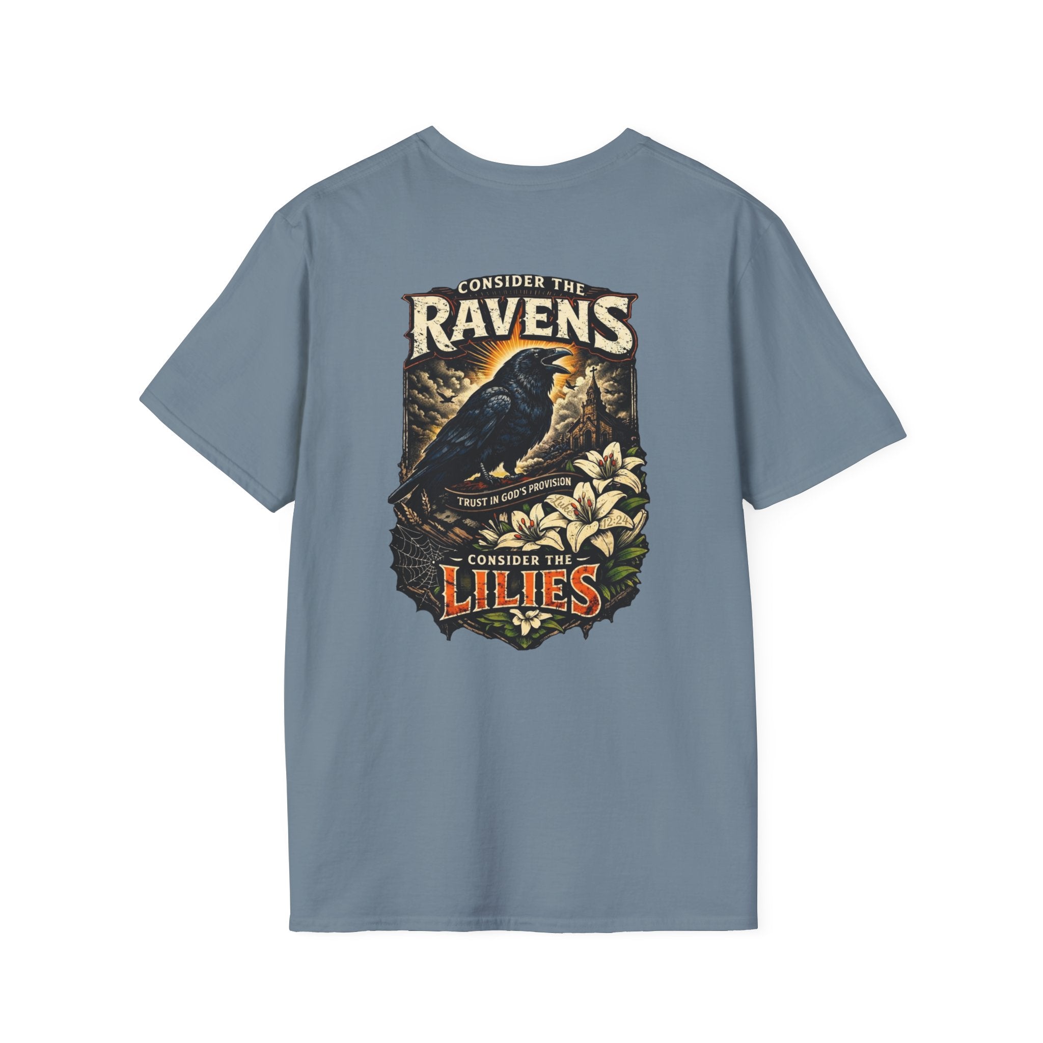 "Consider the Ravens" (Design on Back/Logo on Front)