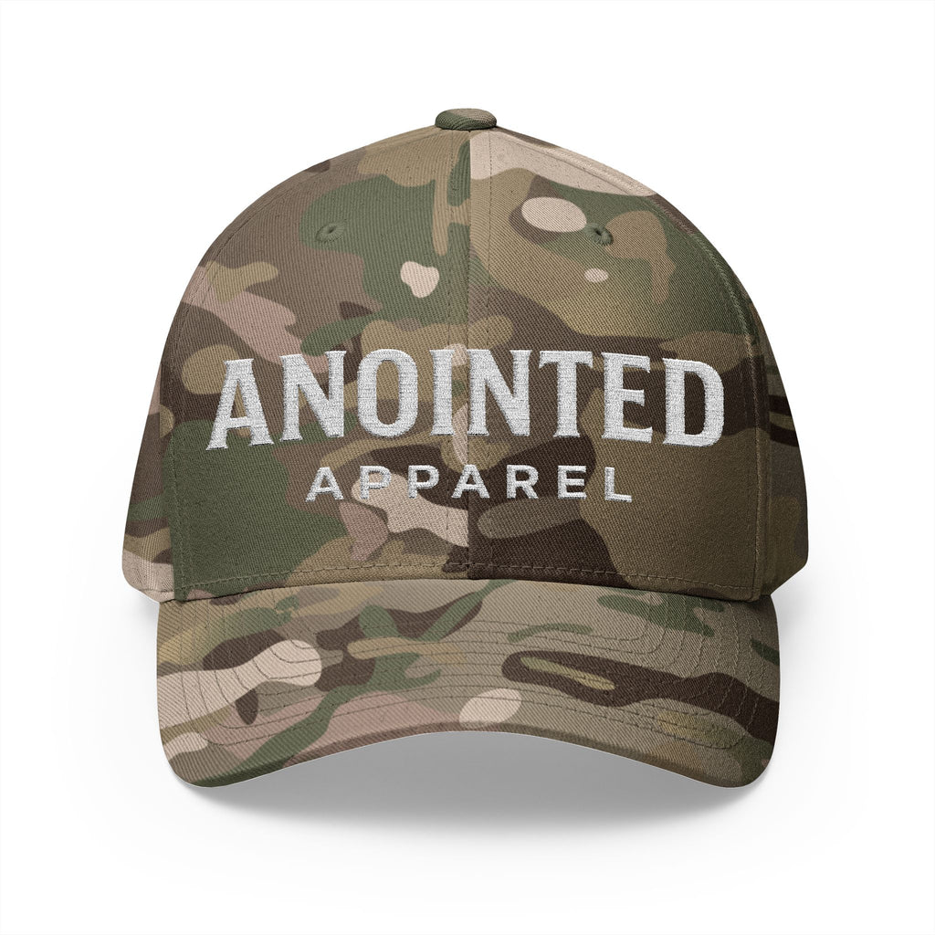"Anointed" Christian FlexFit Hat – Elevated Edition (Front + Side Embroidery)