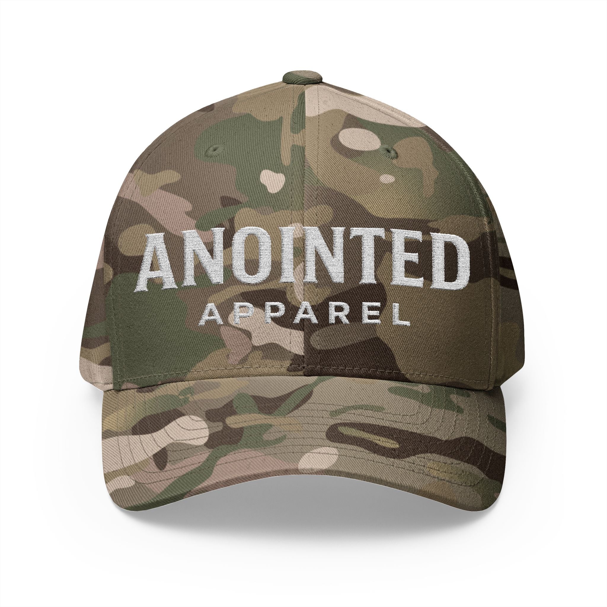 "Anointed" Christian FlexFit Hat – Elevated Edition (Front + Side Embroidery)