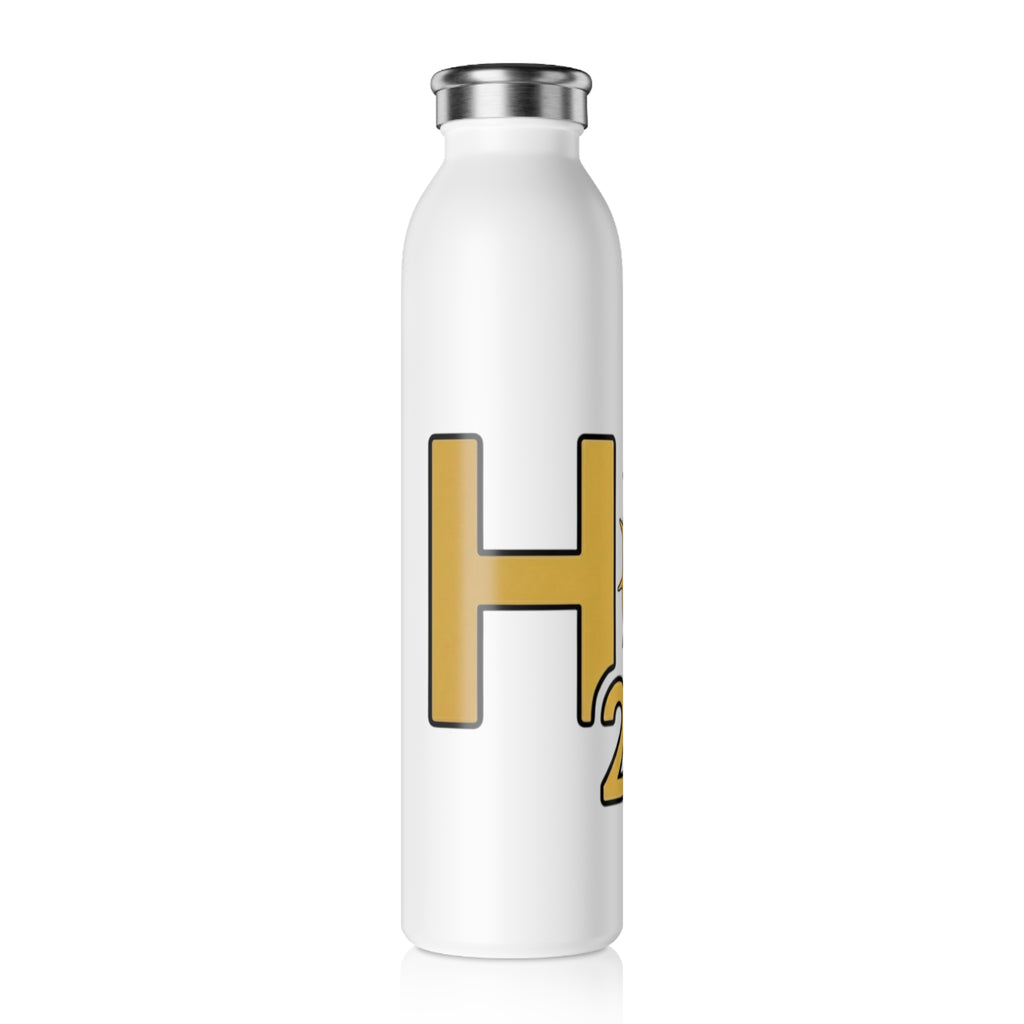 "H2O" - Slim Water Bottle w/ Anointed Apparel Logo