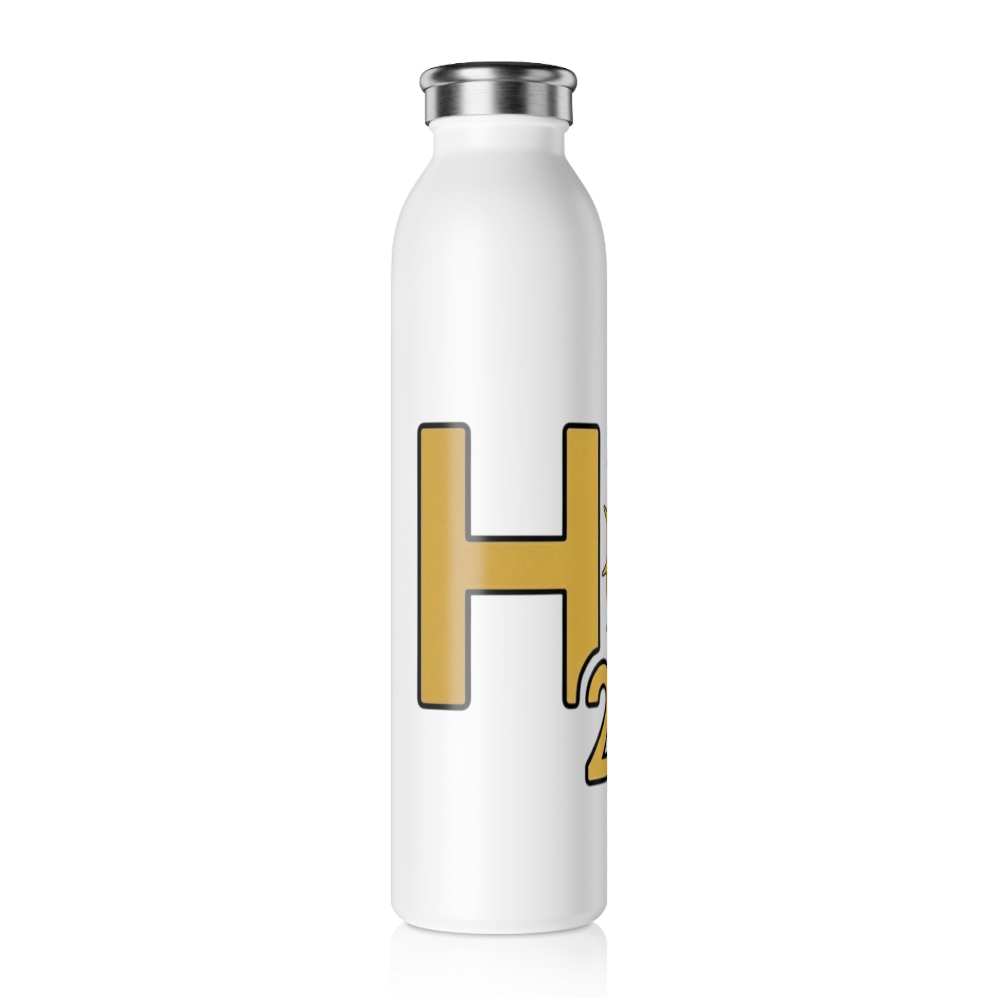 "H2O" - Slim Water Bottle w/ Anointed Apparel Logo