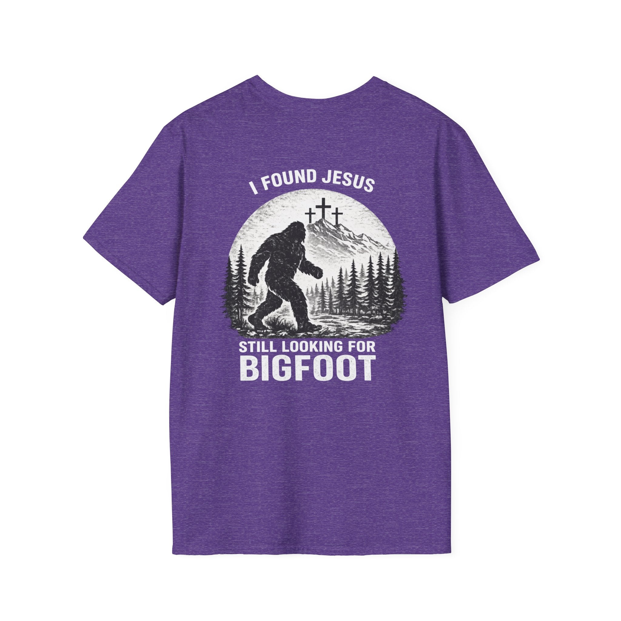 "Jesus and Bigfoot" (Design on Back/Logo on Front)