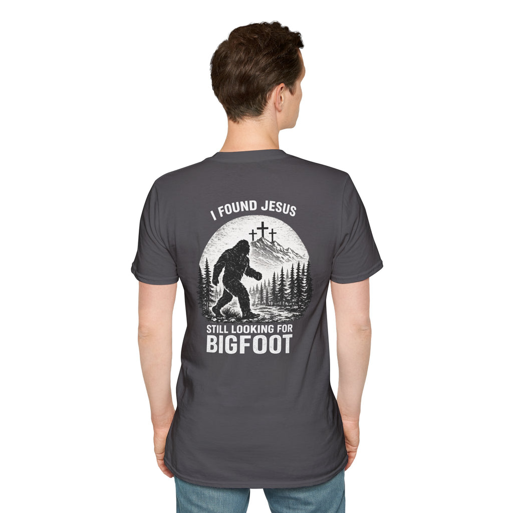 "Jesus and Bigfoot" (Design on Back/Logo on Front)