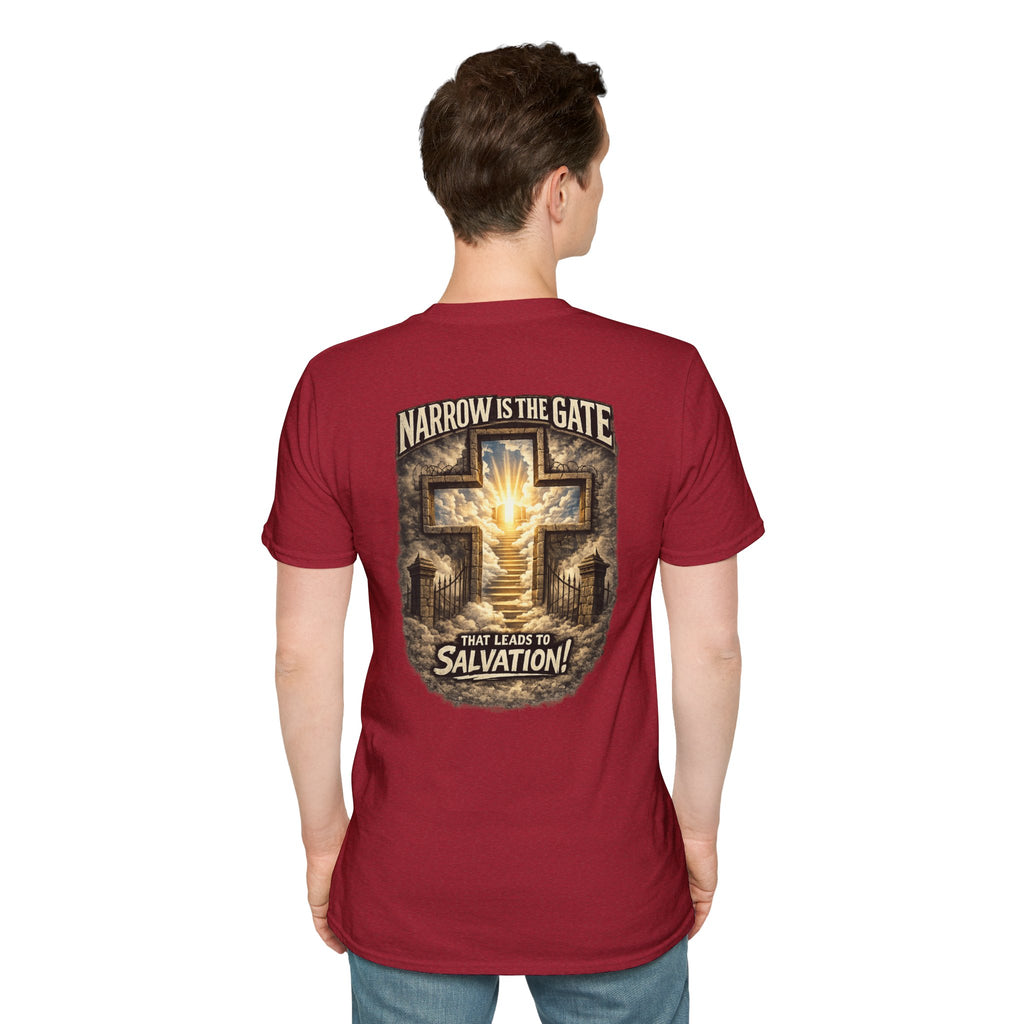 "The Narrow Gate" (Design on Back/Logo on Front)