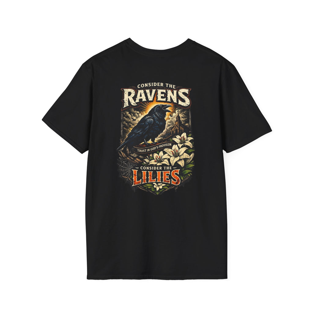 "Consider the Ravens" (Design on Back/Logo on Front)