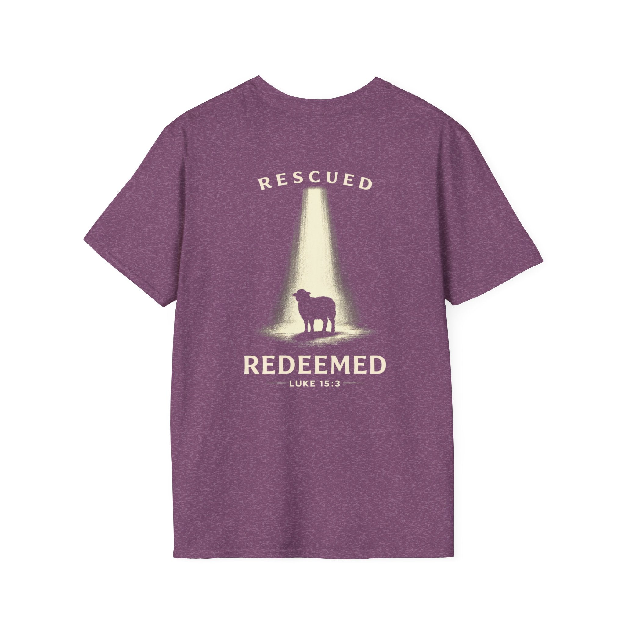 "Rescued and Redeemed" (Design on Back/Logo on Front)