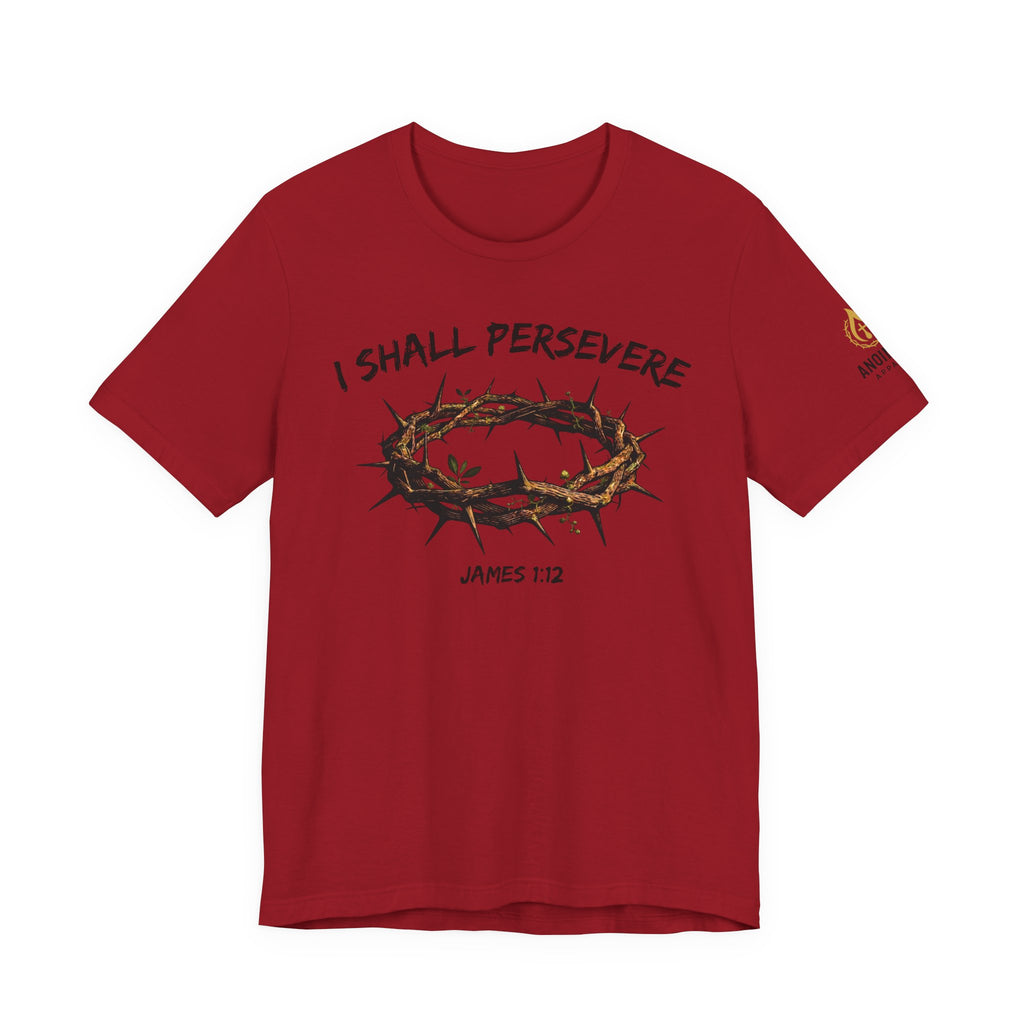 James 1:12 "Crown of Life" (Design on Front/Logo on Sleeve)