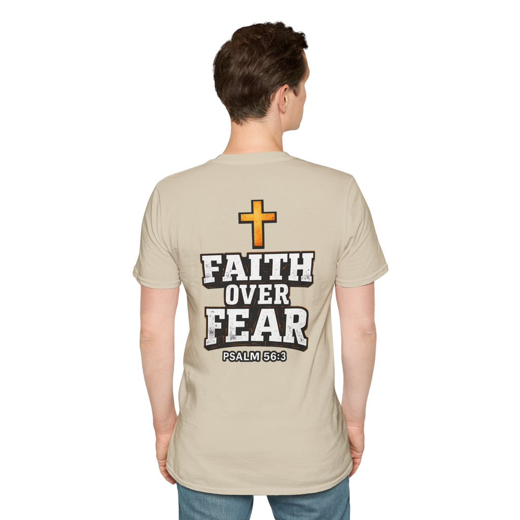 "Faith Over Fear" (Design on Back/Logo On Front)