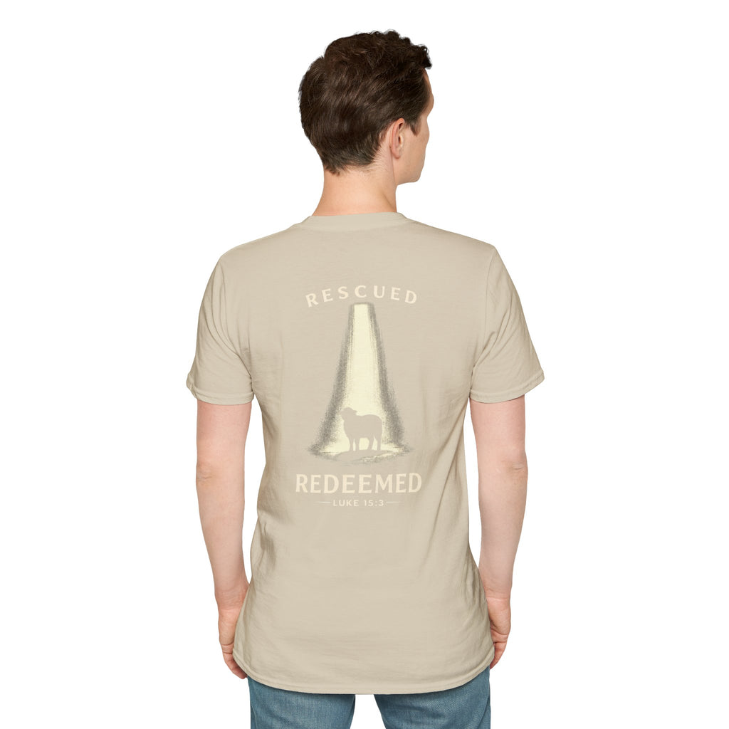 "Rescued and Redeemed" (Design on Back/Logo on Front)