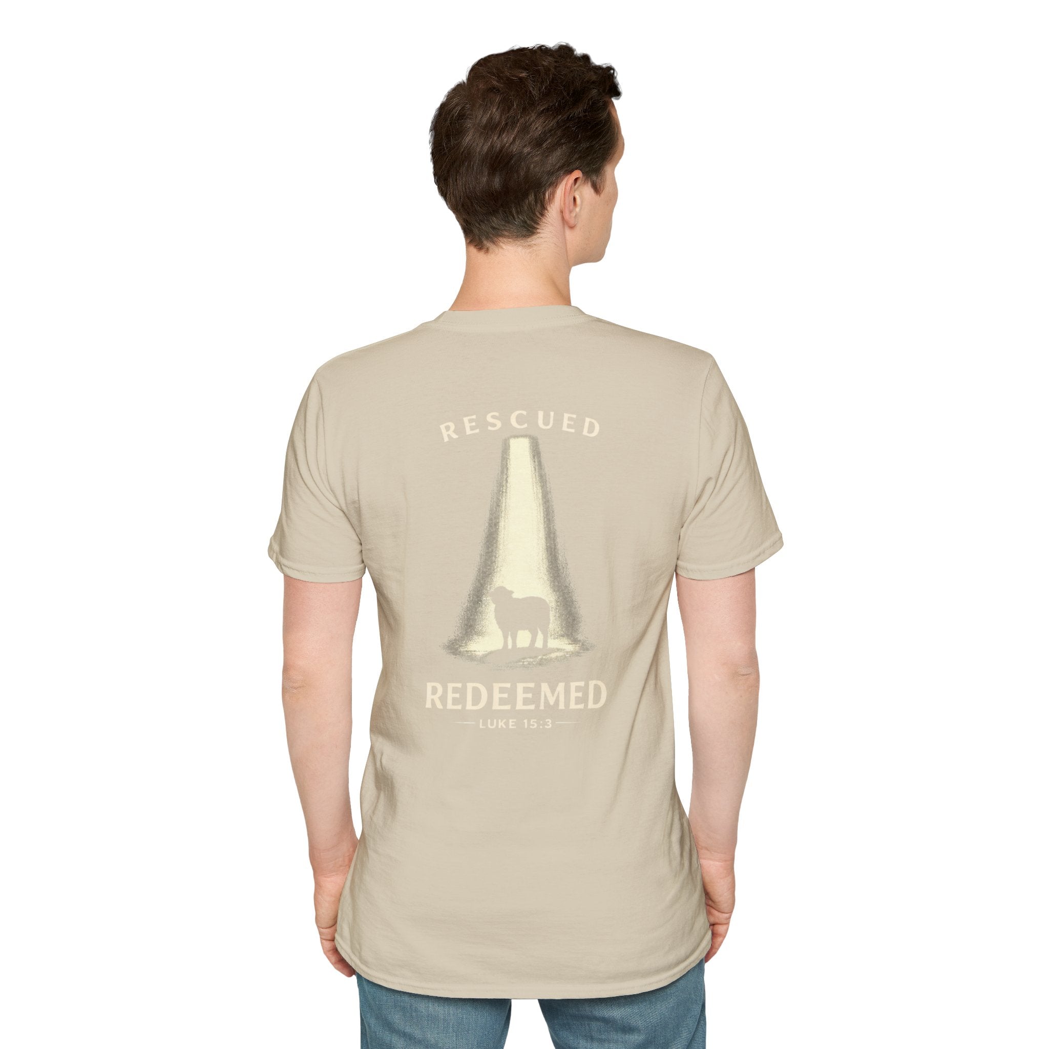 "Rescued and Redeemed" (Design on Back/Logo on Front)