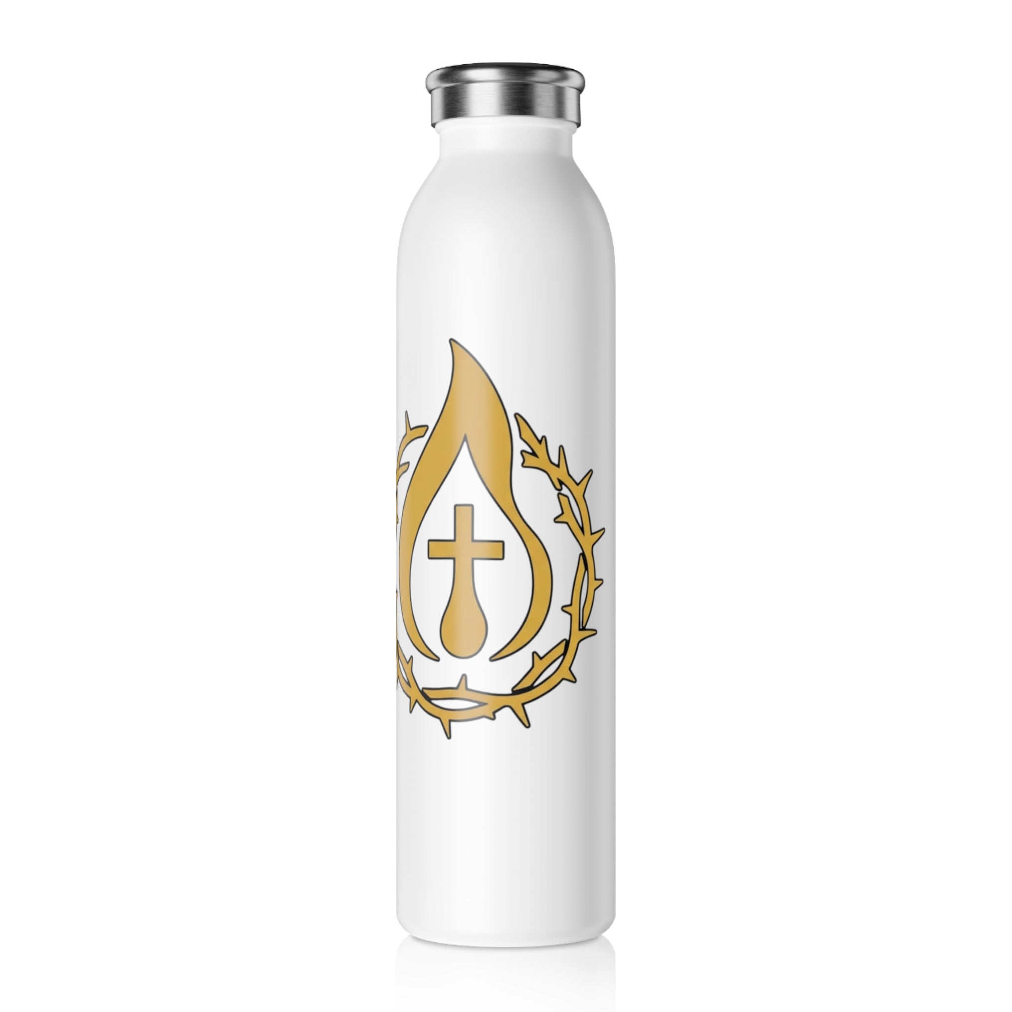"H2O" - Slim Water Bottle w/ Anointed Apparel Logo