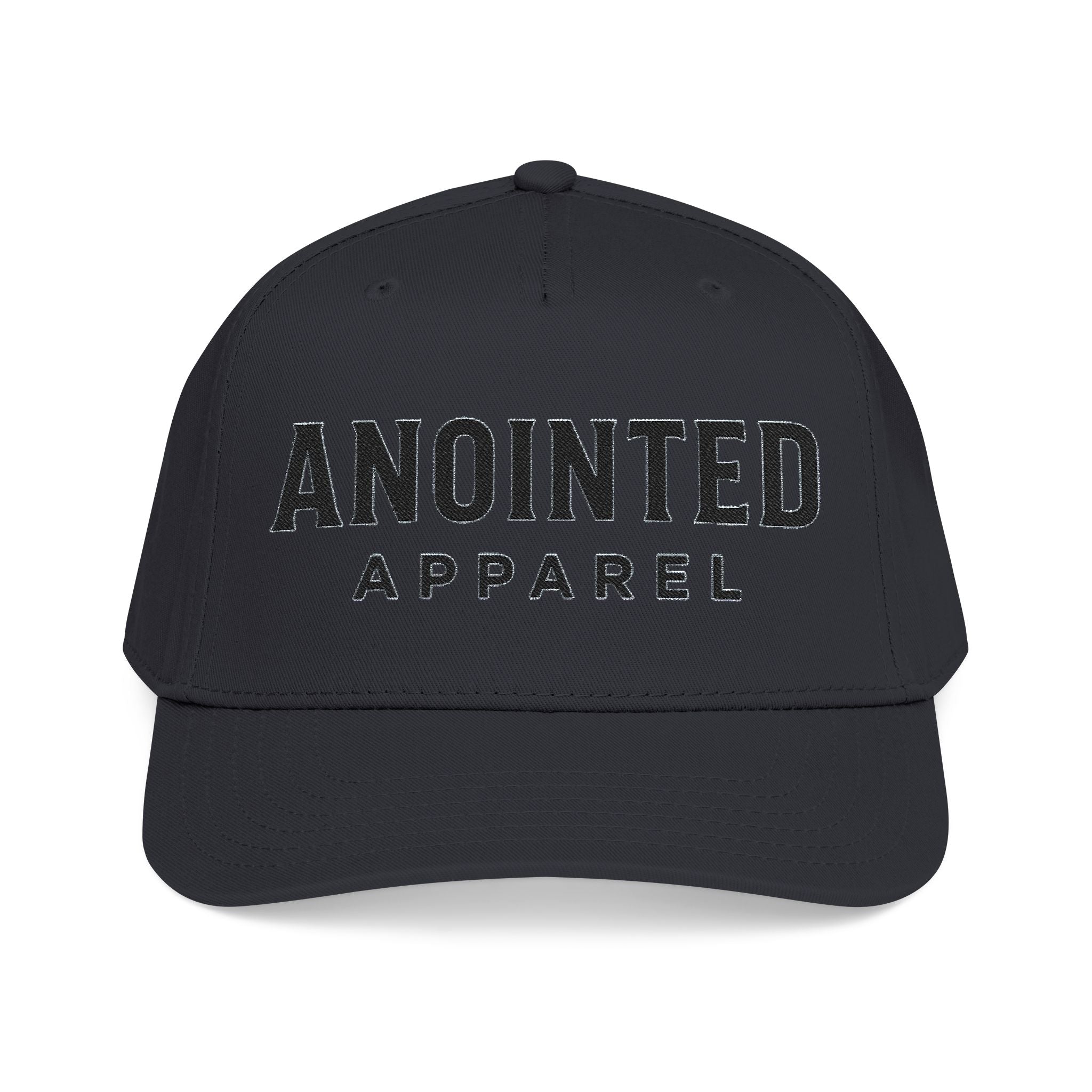 Halo Series "Anointed" Christian Snapback Hat - Essential Edition (Black/White Halo)