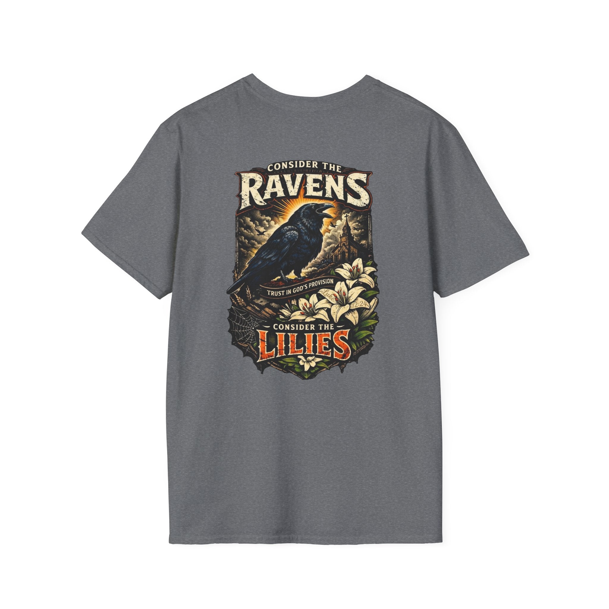"Consider the Ravens" (Design on Back/Logo on Front)