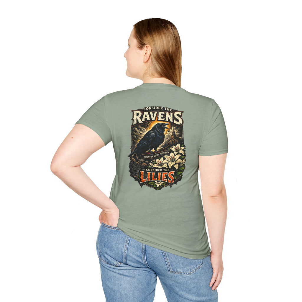 "Consider the Ravens" (Design on Back/Logo on Front)