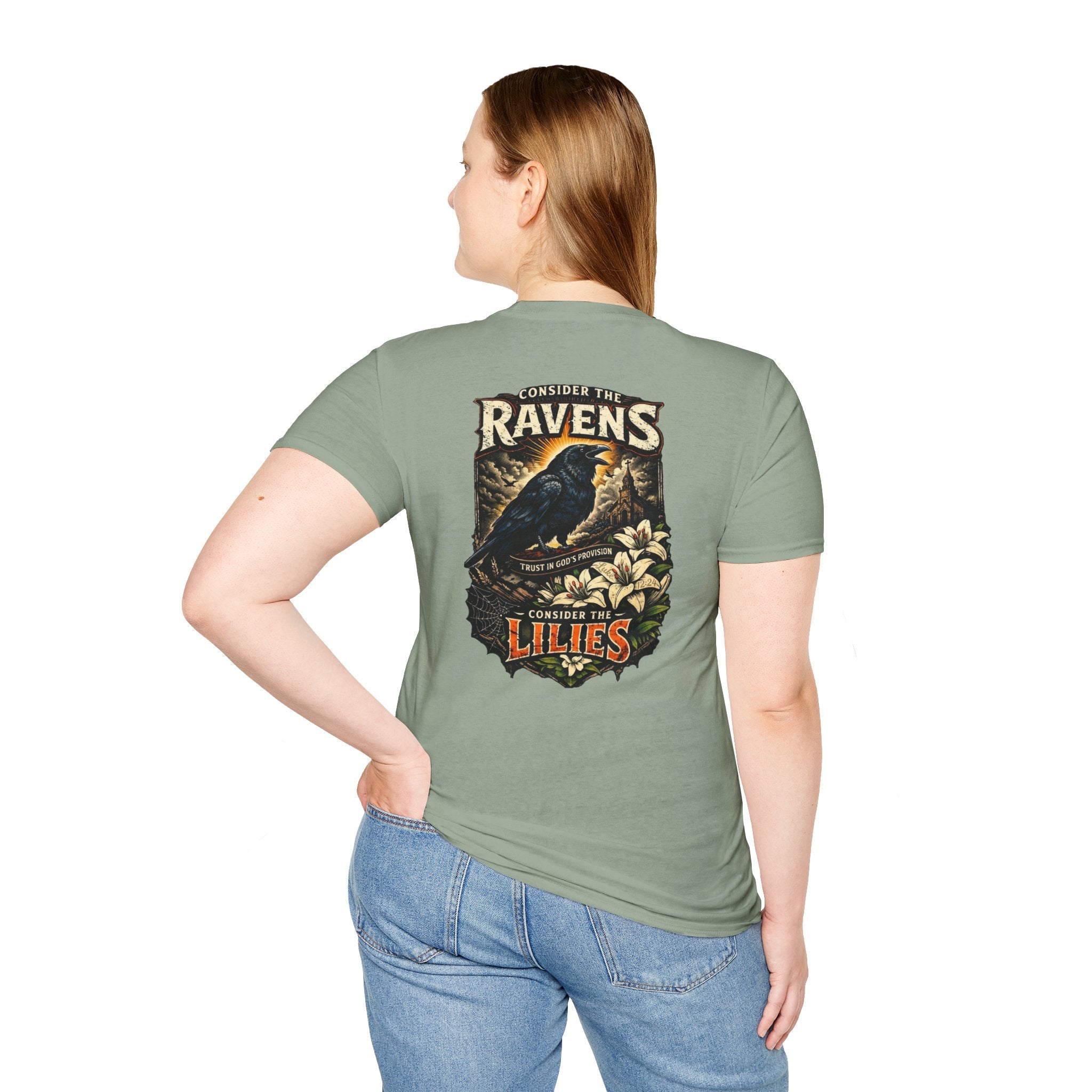 "Consider the Ravens" (Design on Back/Logo on Front)
