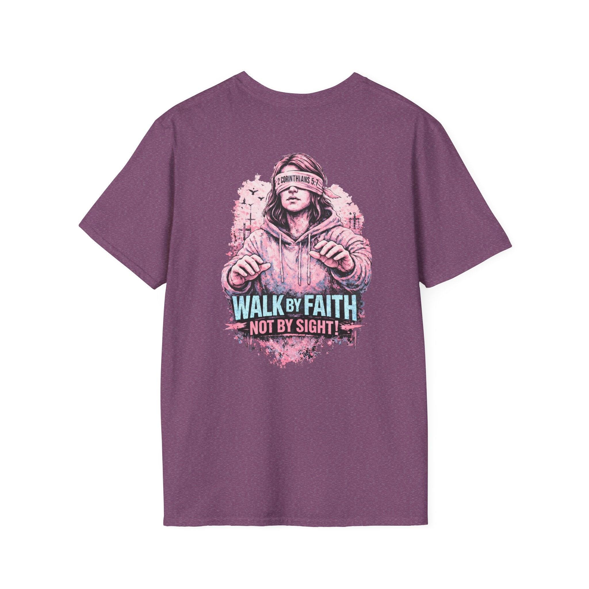 "Walk by Faith" (Ladies) (Design on Back/Logo on Front)