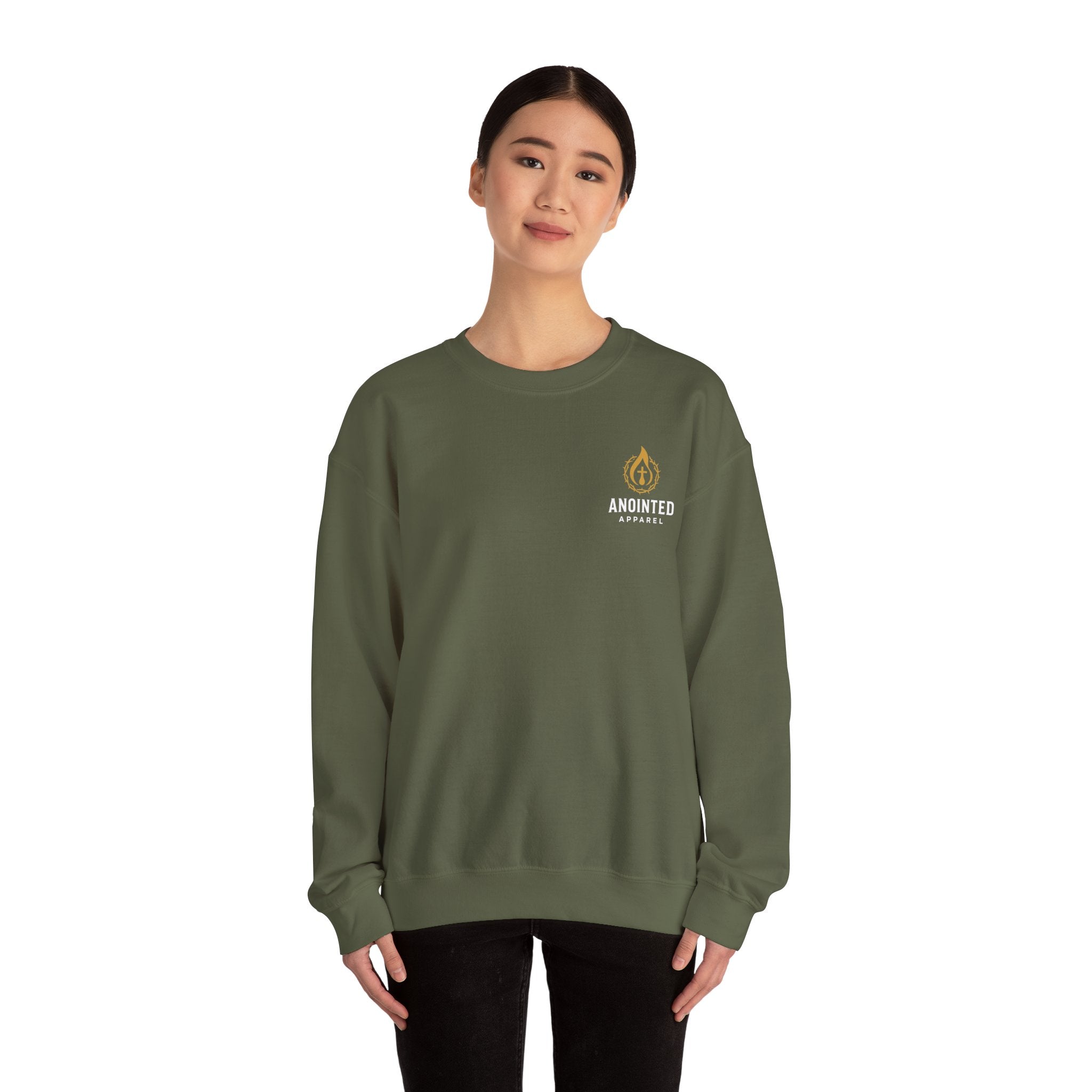 Graves Into Gardens Crewneck Sweatshirt (Design on Back/Logo on Front)