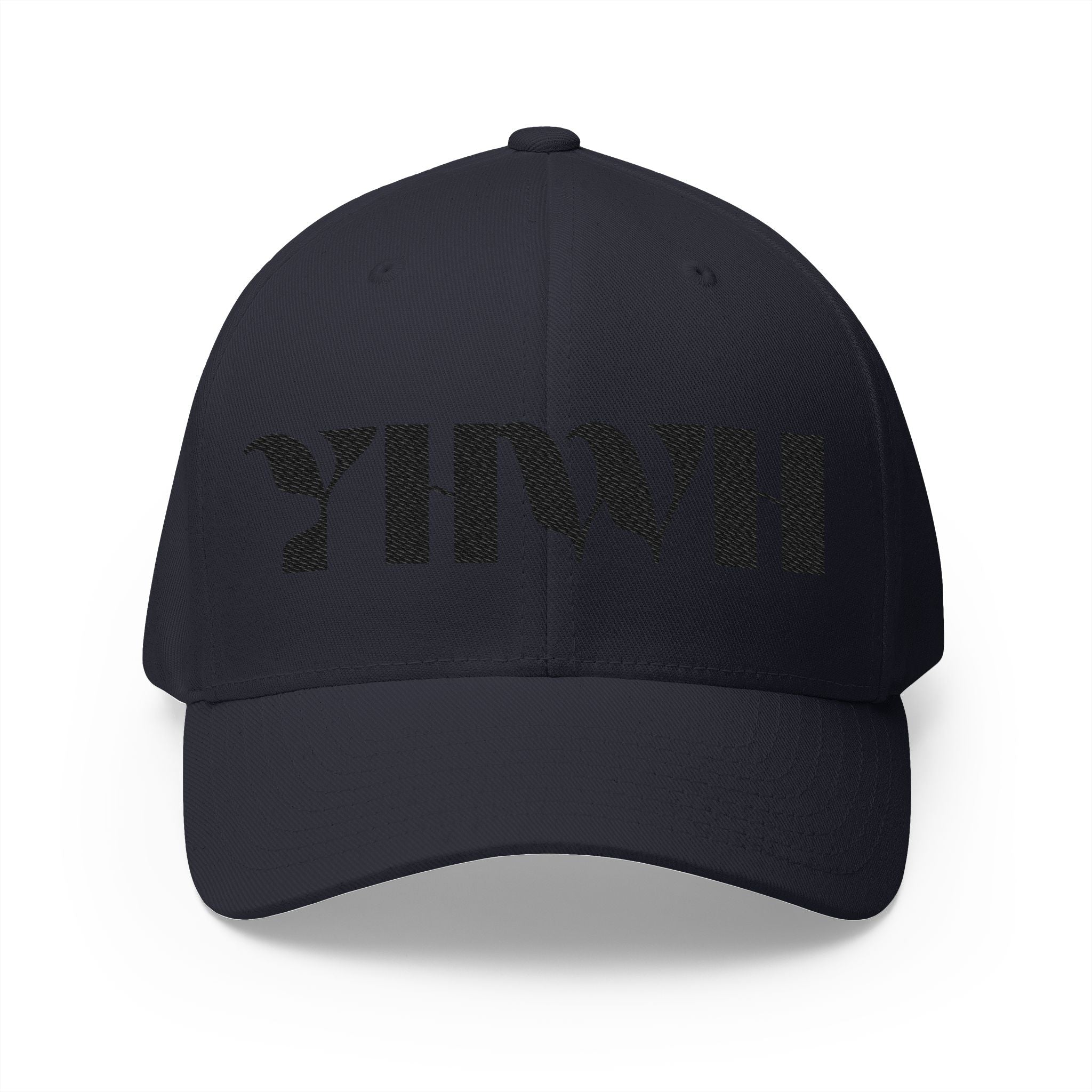 Signature Series "YHWH" FlexFit Closed-Back (Black) (Triple Embroidered)