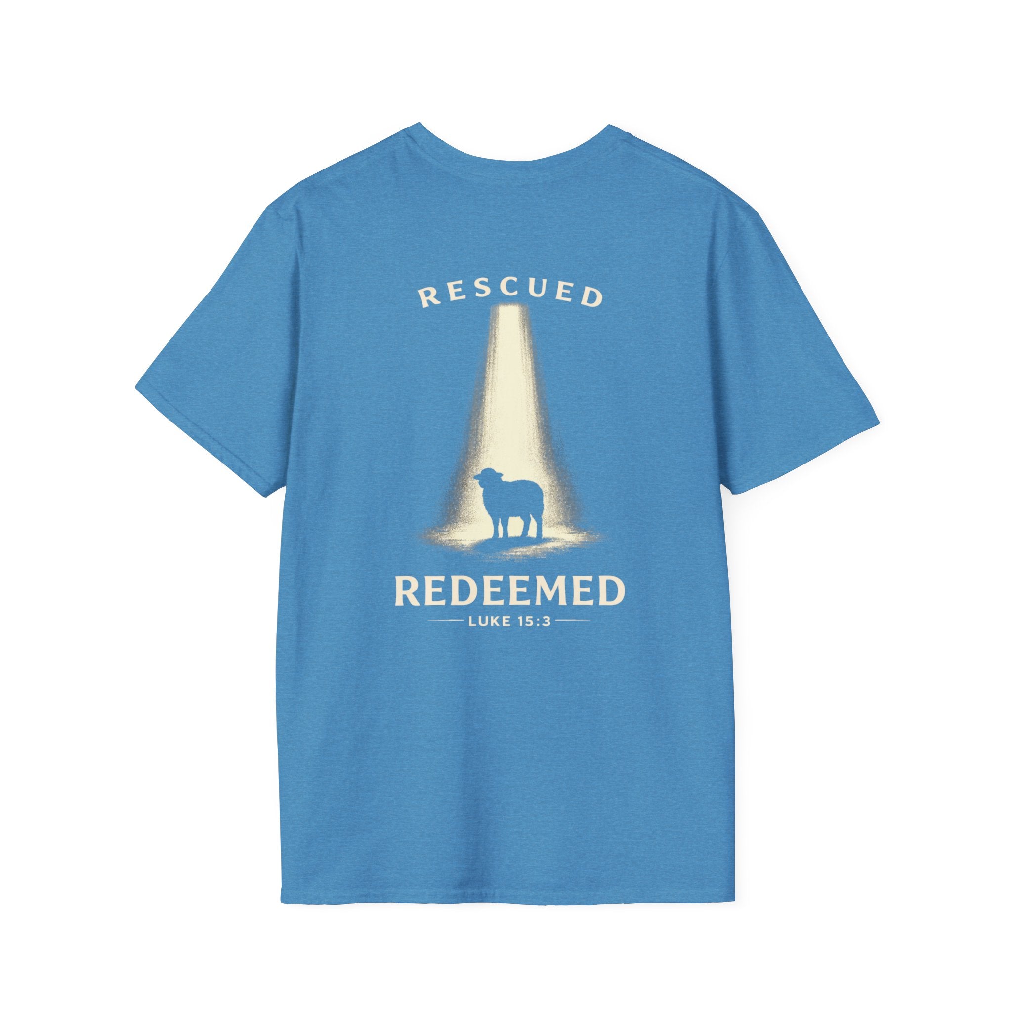 "Rescued and Redeemed" (Design on Back/Logo on Front)