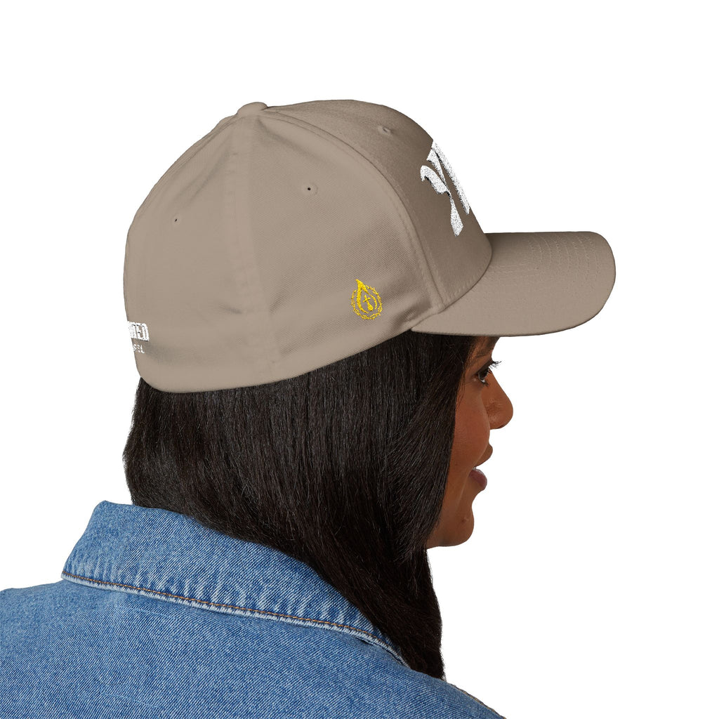 Signature Series "YHWH" FlexFit Closed-Back (White) (Triple Embroidered)