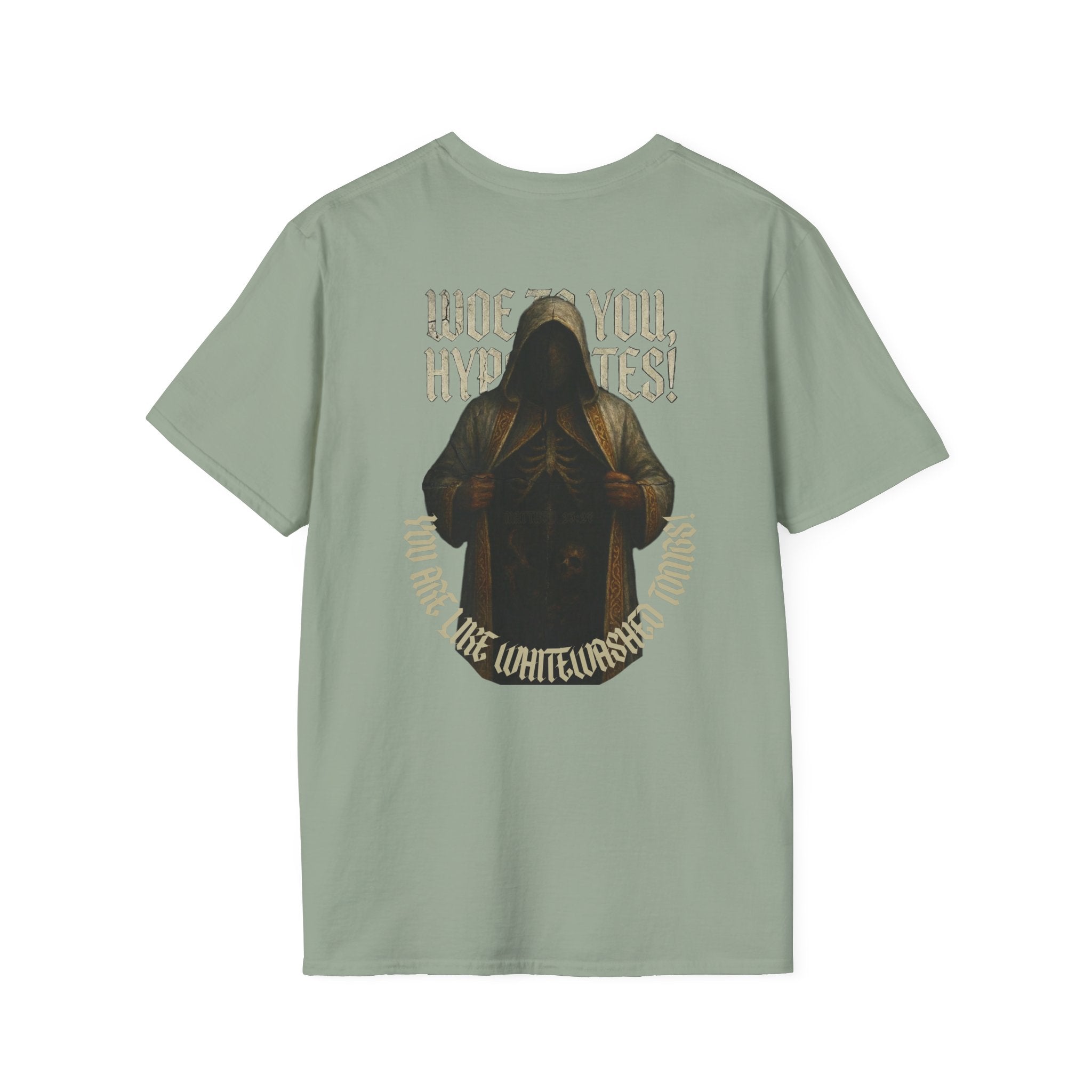 "Whitewashed Tombs" (Design on Back/Logo on Front)