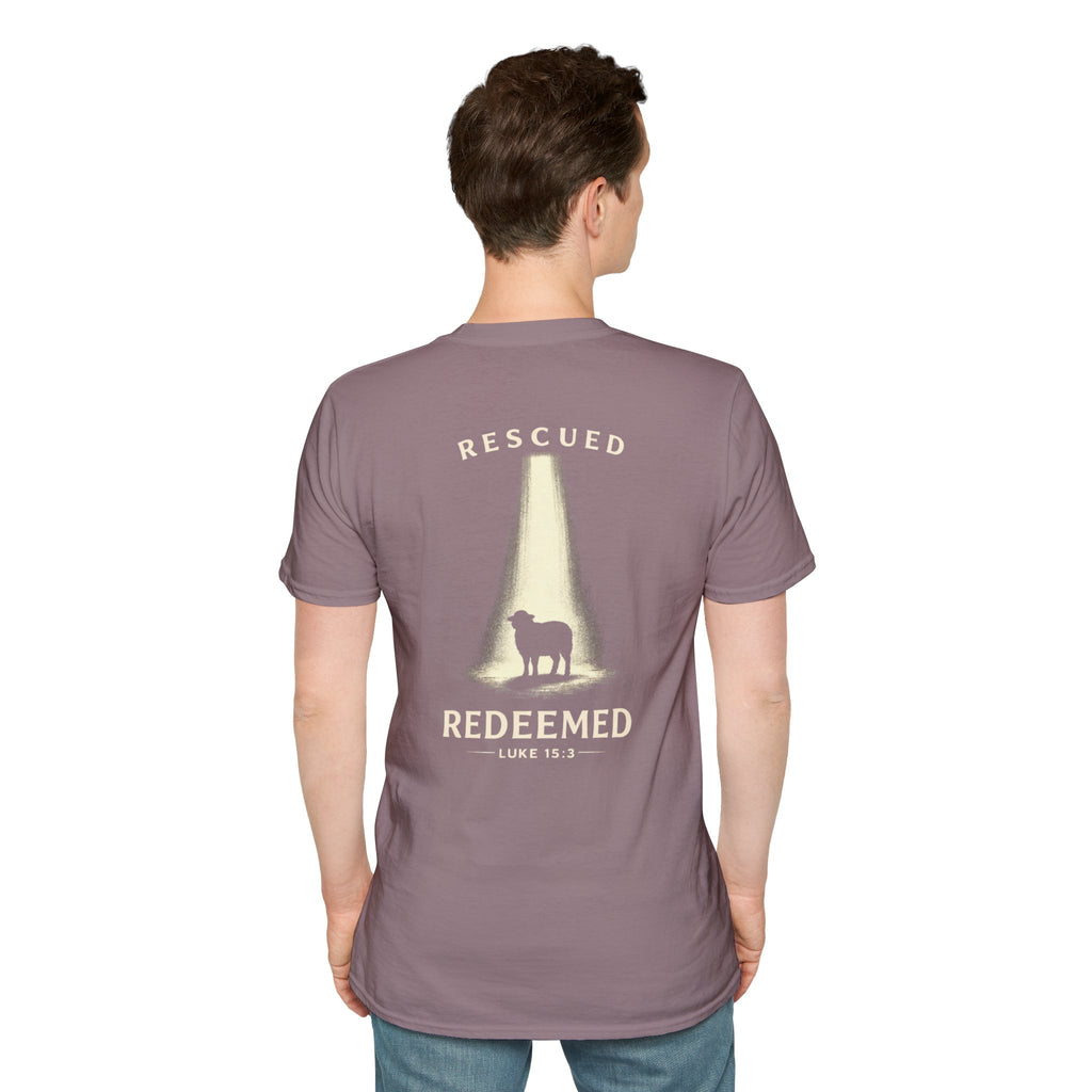 "Rescued and Redeemed" (Design on Back/Logo on Front)