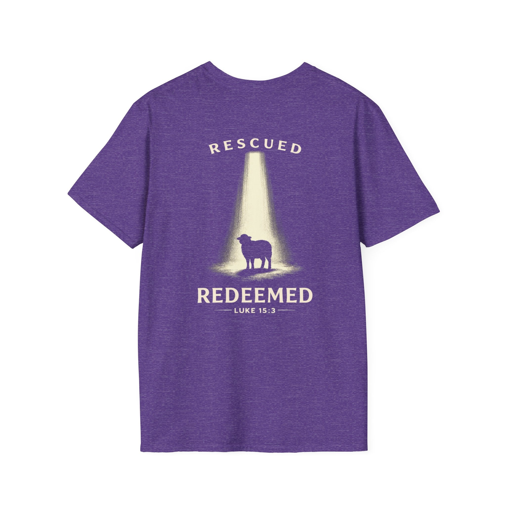"Rescued and Redeemed" (Design on Back/Logo on Front)
