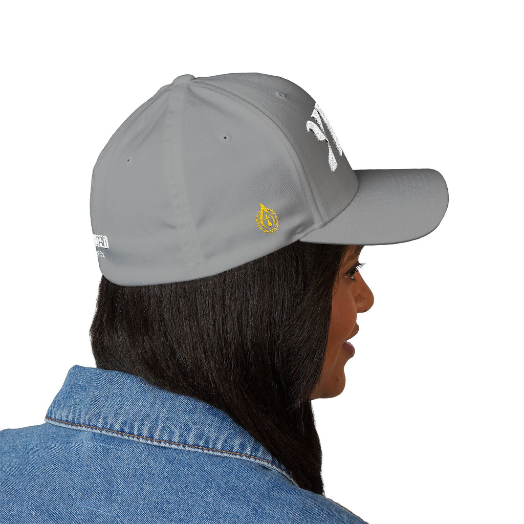 Signature Series "YHWH" FlexFit Closed-Back (White) (Triple Embroidered)