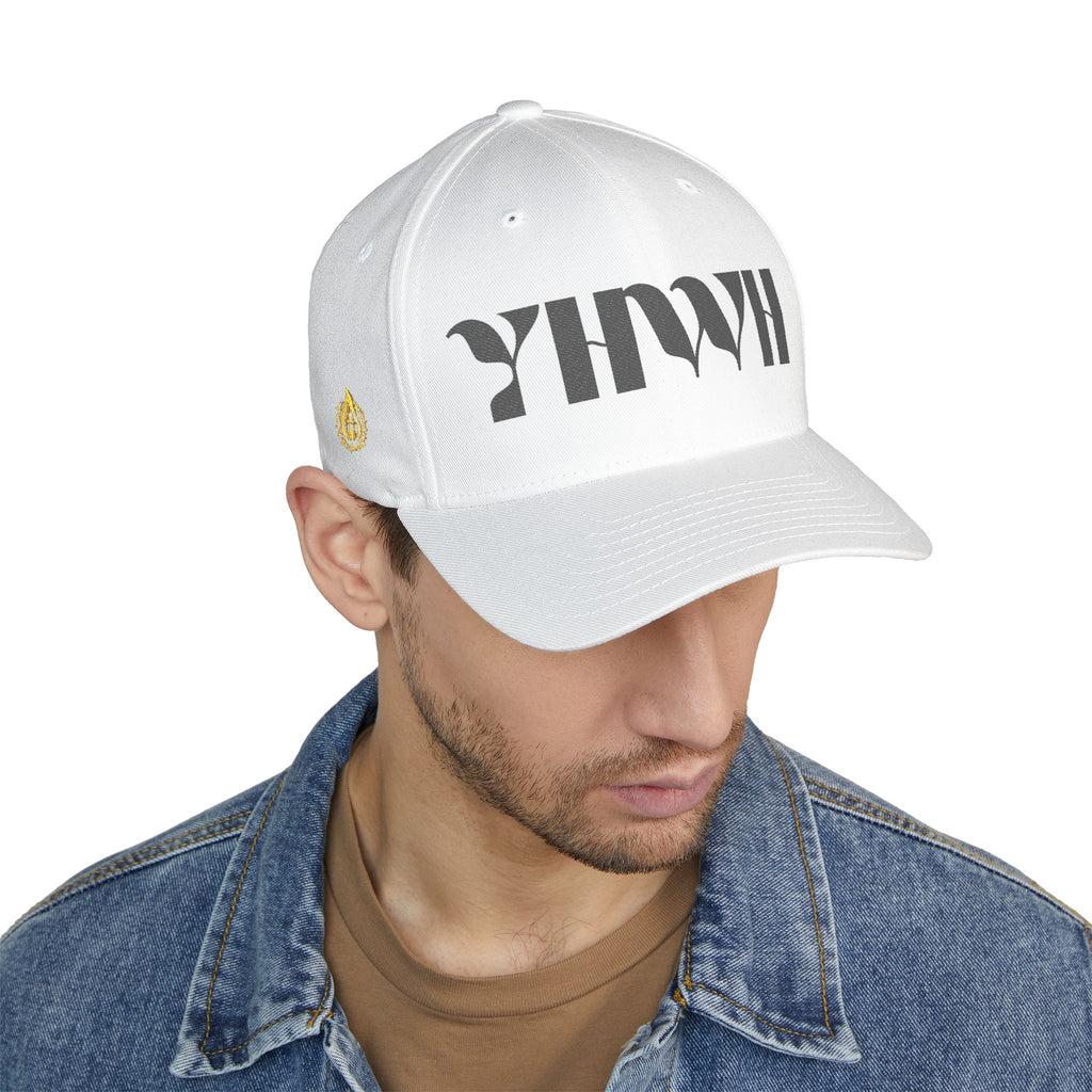 Signature Series "YHWH" FlexFit Closed-Back (Black) (Triple Embroidered)