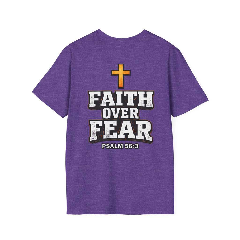 "Faith Over Fear" (Design on Back/Logo On Front)
