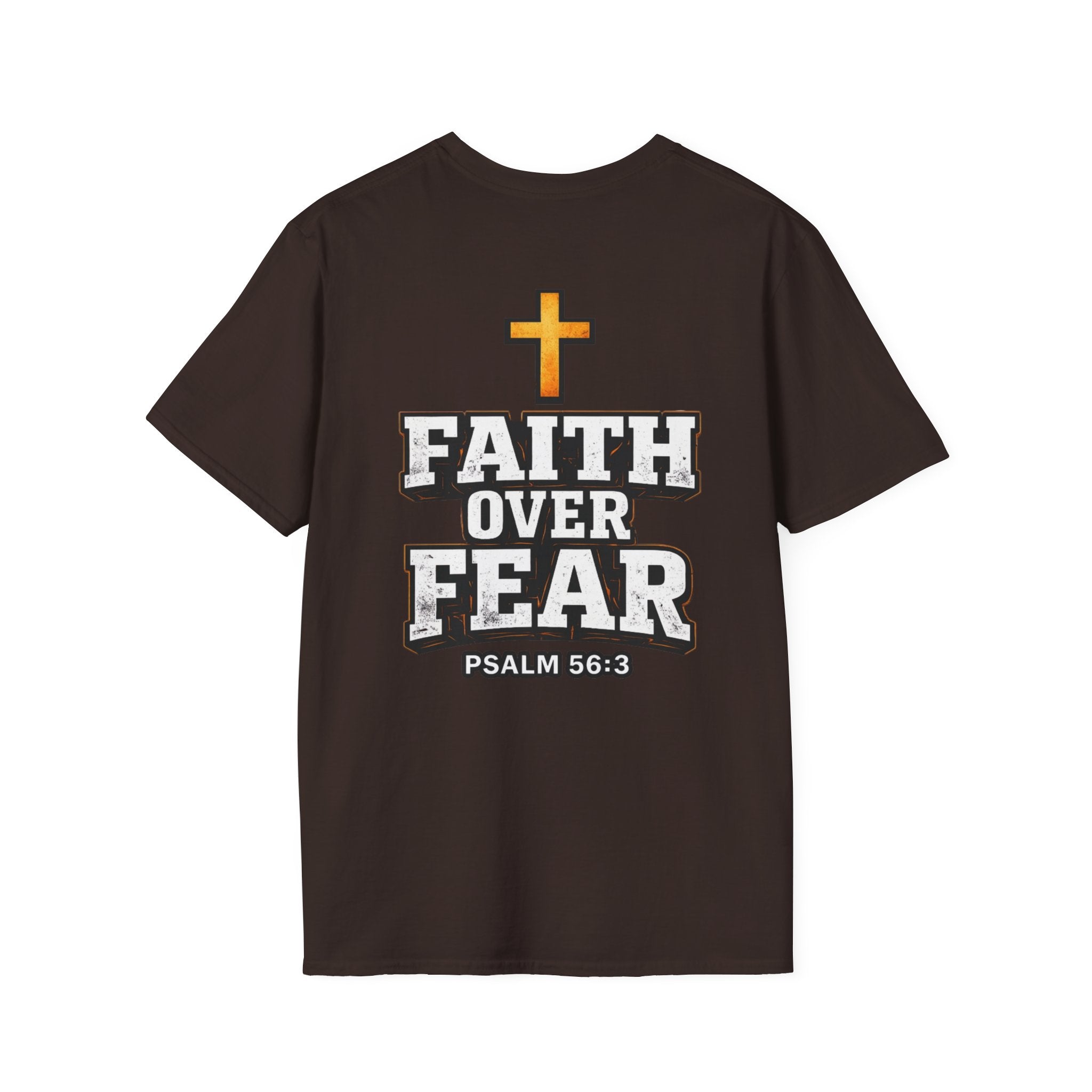 "Faith Over Fear" (Design on Back/Logo On Front)