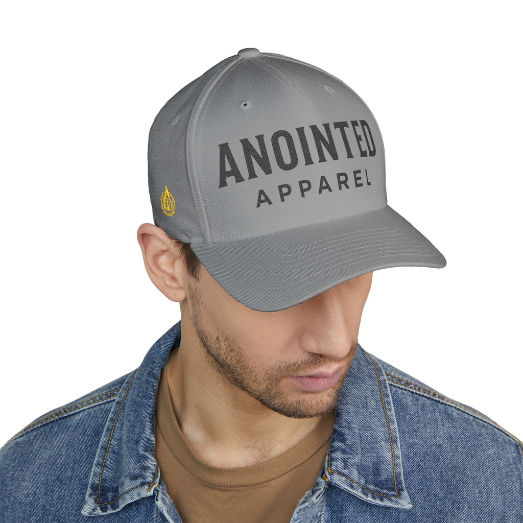 "Anointed" Christian FlexFit Hat – Elevated Edition (Front + Side Embroidery)