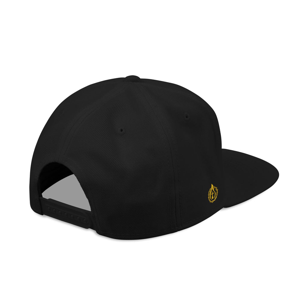 "Psalm 3:7" Snapback (Embroidered Front, Left and Right Sides)