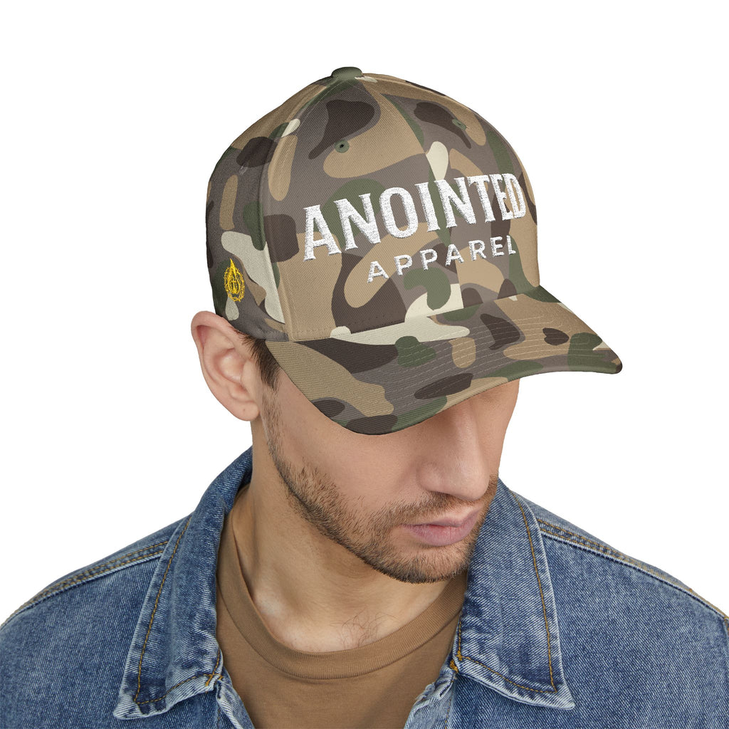 "Anointed" Christian FlexFit Hat – Elevated Edition (Front + Side Embroidery)