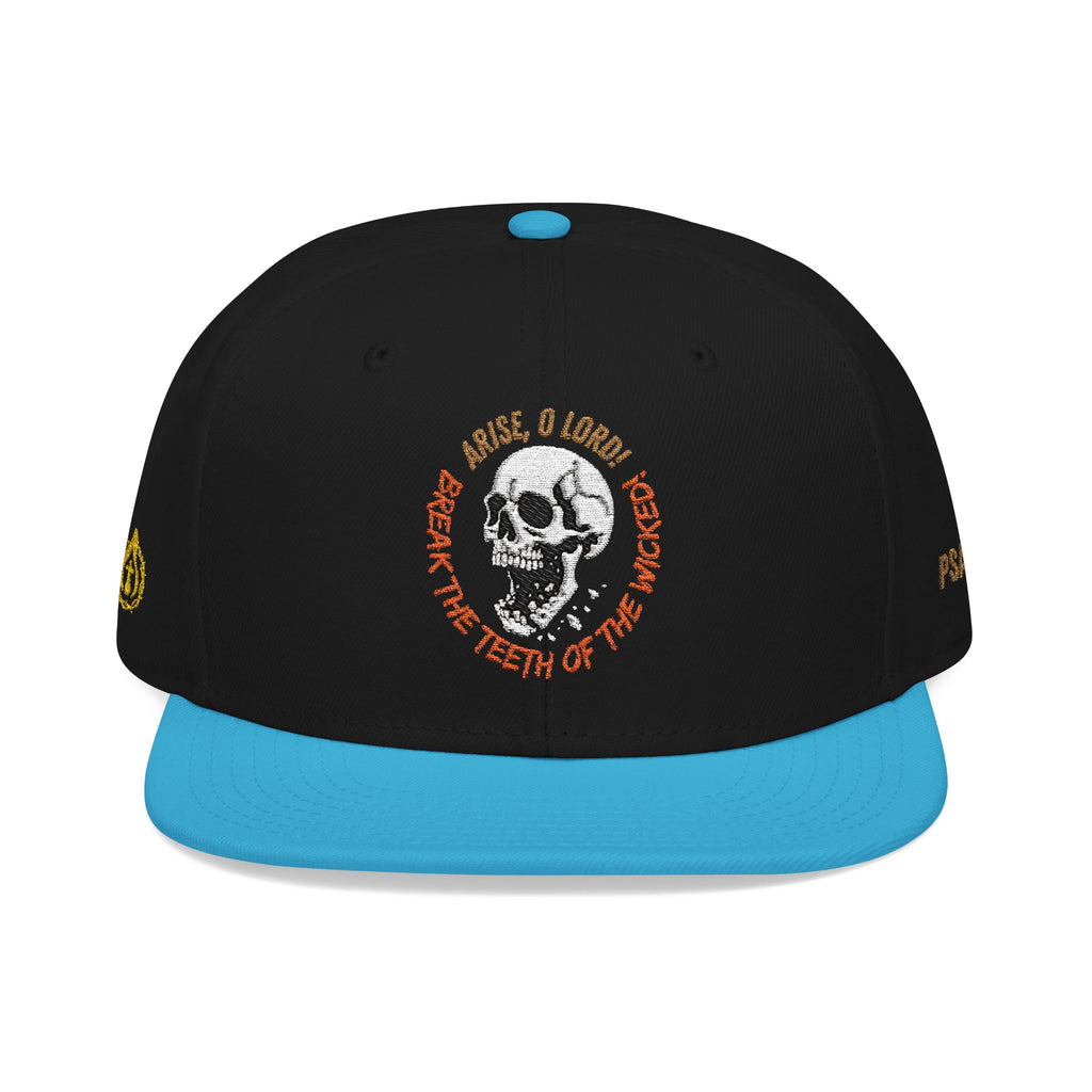 "Psalm 3:7" Snapback (Embroidered Front, Both Sides, Back)