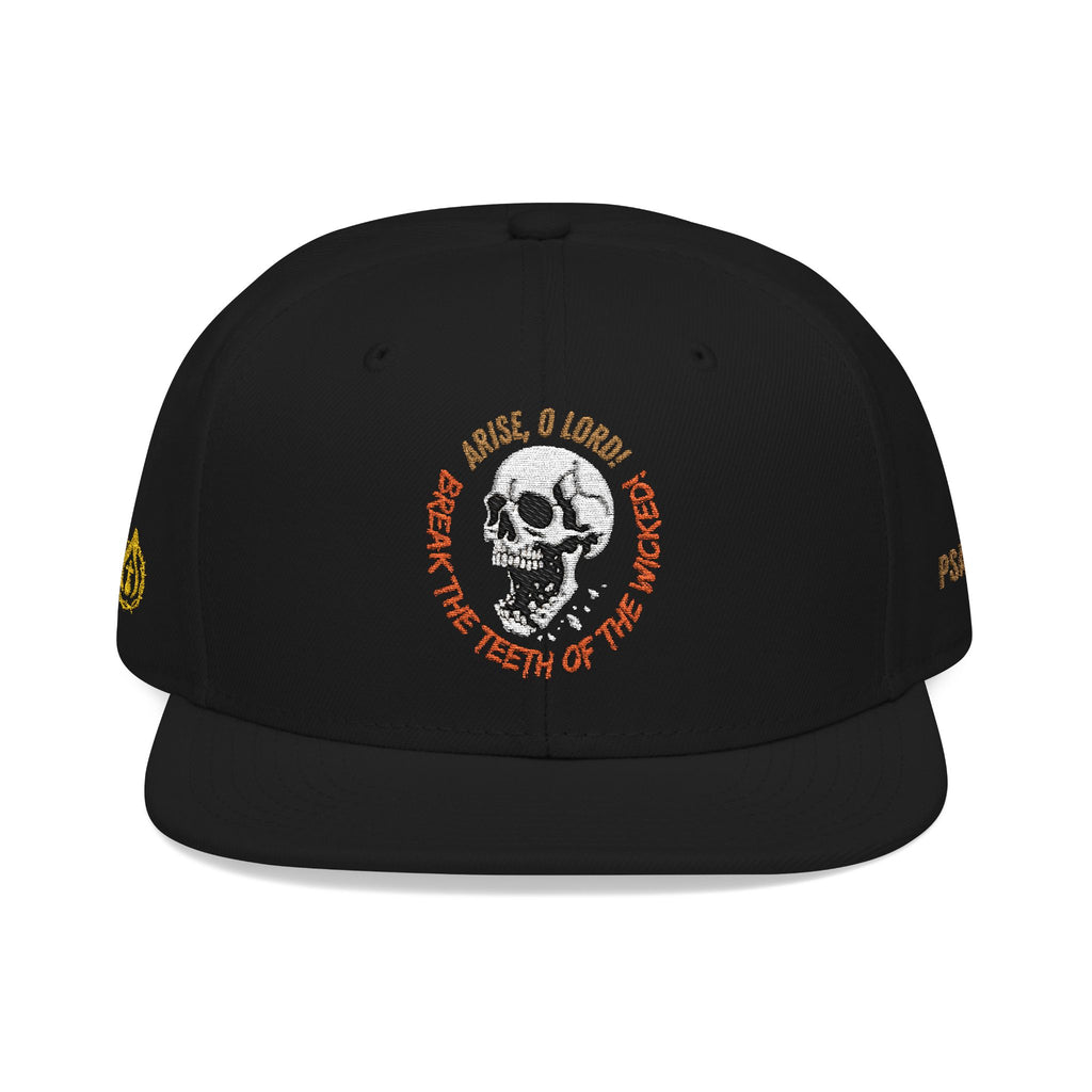 "Psalm 3:7" Snapback (Embroidered Front, Left and Right Sides)