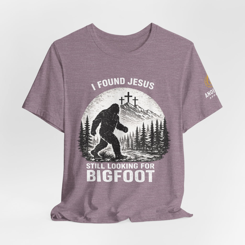 "Jesus and Bigfoot" (Design on Front/Logo on Sleeve)