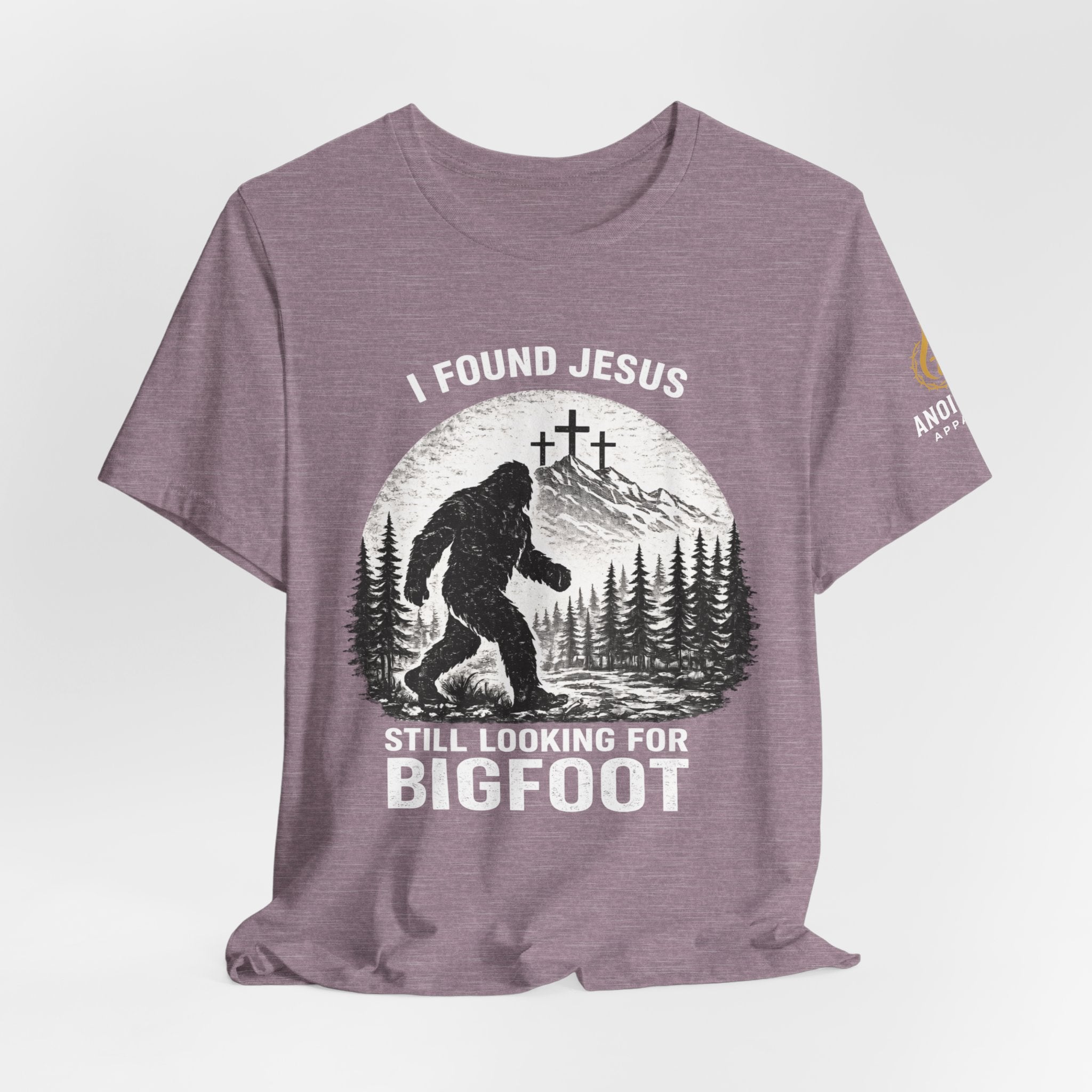 "Jesus and Bigfoot" (Design on Front/Logo on Sleeve)