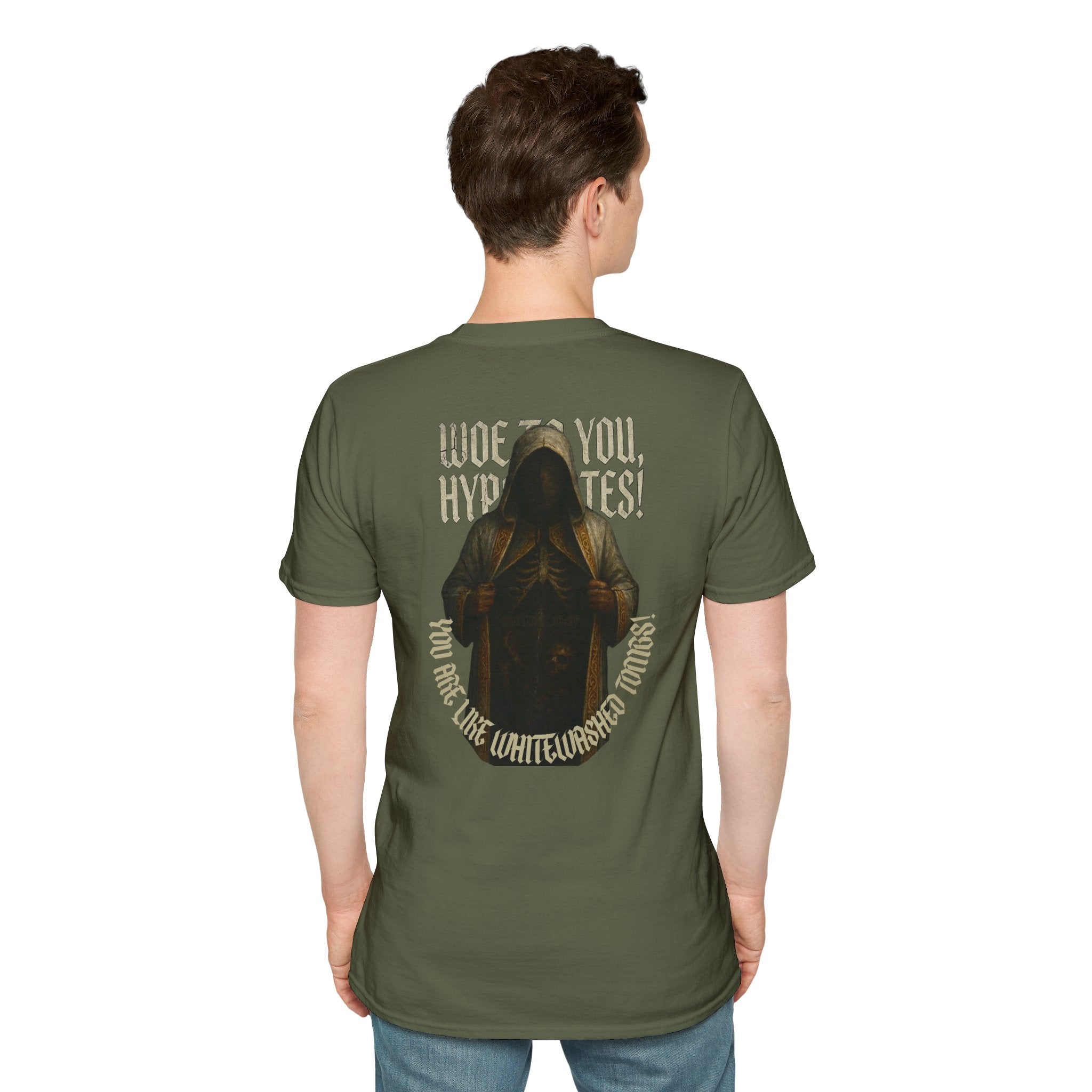 "Whitewashed Tombs" (Design on Back/Logo on Front)