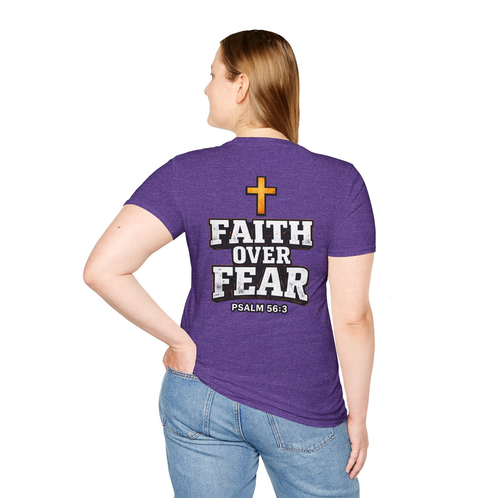 "Faith Over Fear" (Design on Back/Logo On Front)