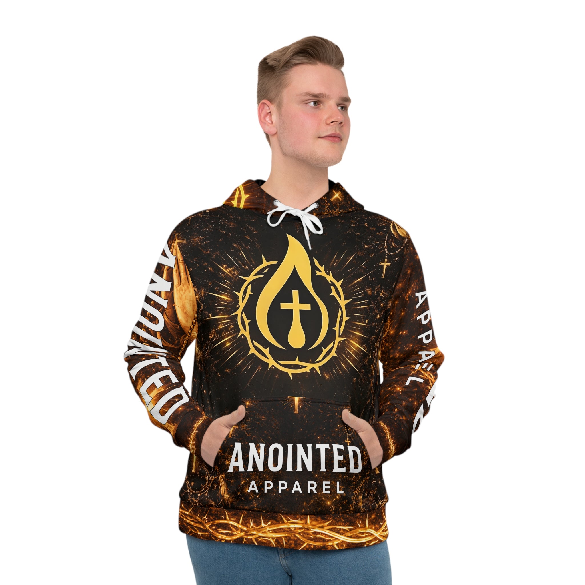 "Bold and Anointed" All Over Print Hoodie