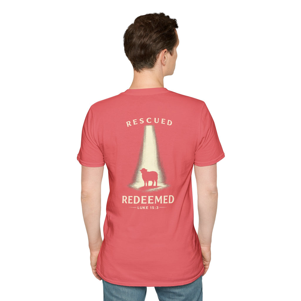 "Rescued and Redeemed" (Design on Back/Logo on Front)